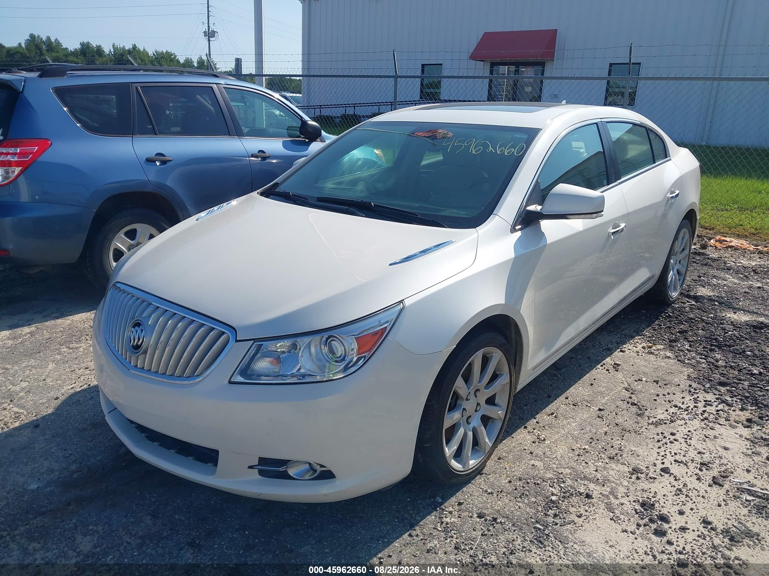 2012 Buick Lacrosse Touring Group Белый vin: 1G4GJ5E36CF297767