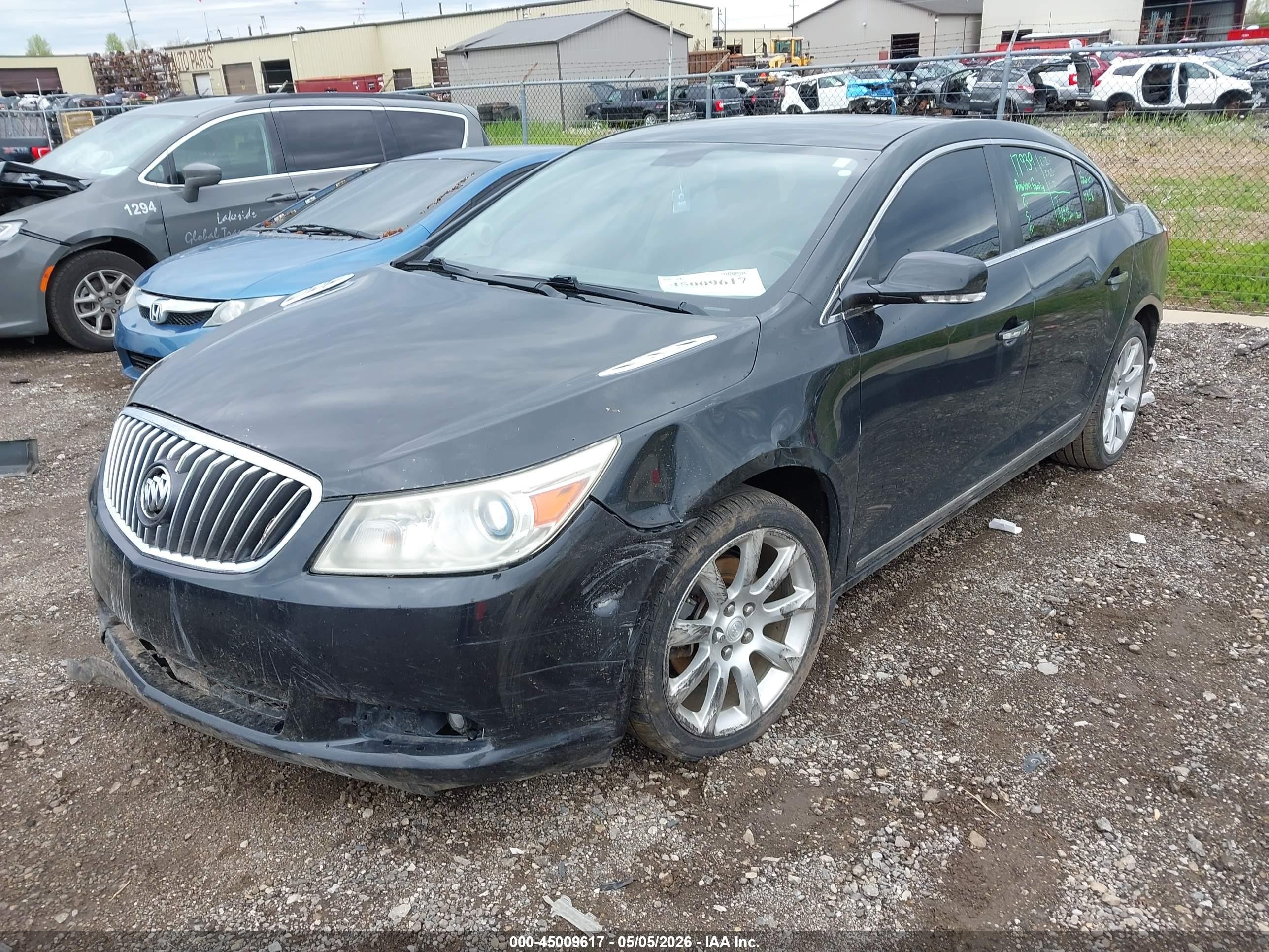 2013 Buick Lacrosse Touring Group Black vin: 1G4GJ5E37DF190406