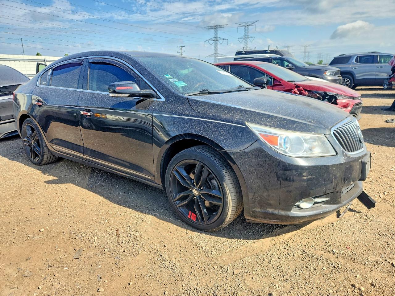 2013 Buick Lacrosse Touring Black vin: 1G4GJ5E37DF284771