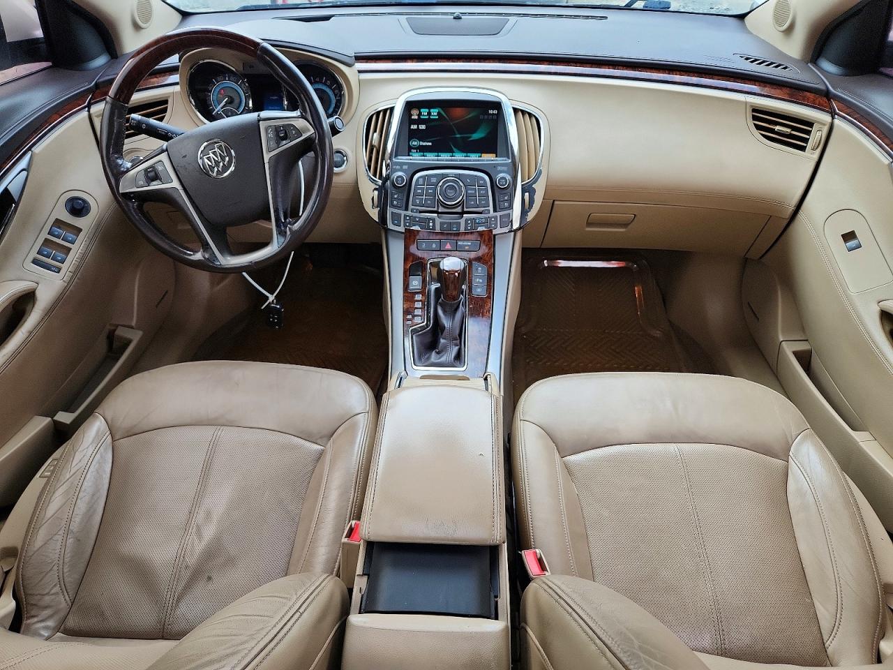2012 Buick Lacrosse Touring White vin: 1G4GJ5E39CF272569