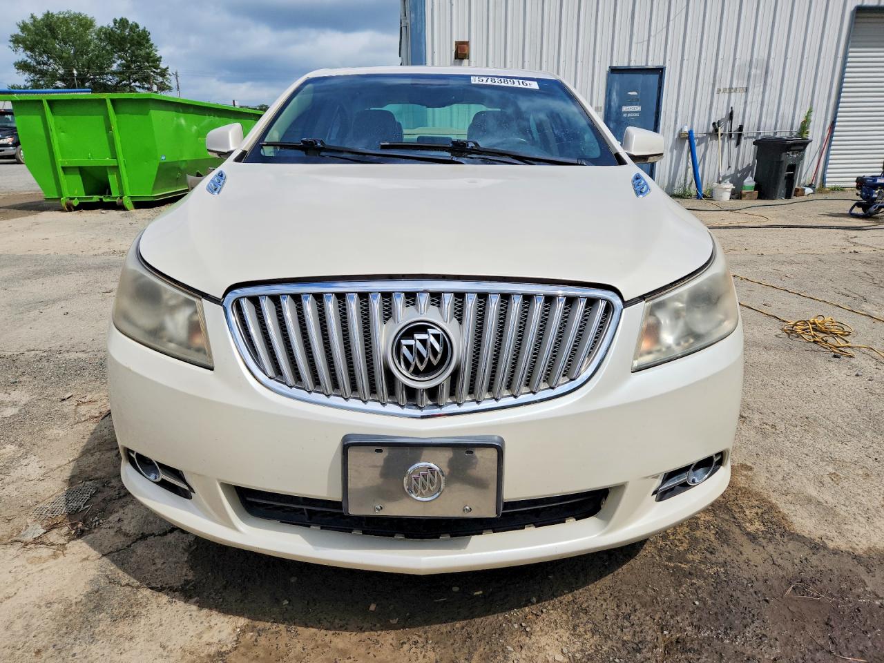 2012 Buick Lacrosse Touring White vin: 1G4GJ5E39CF272569