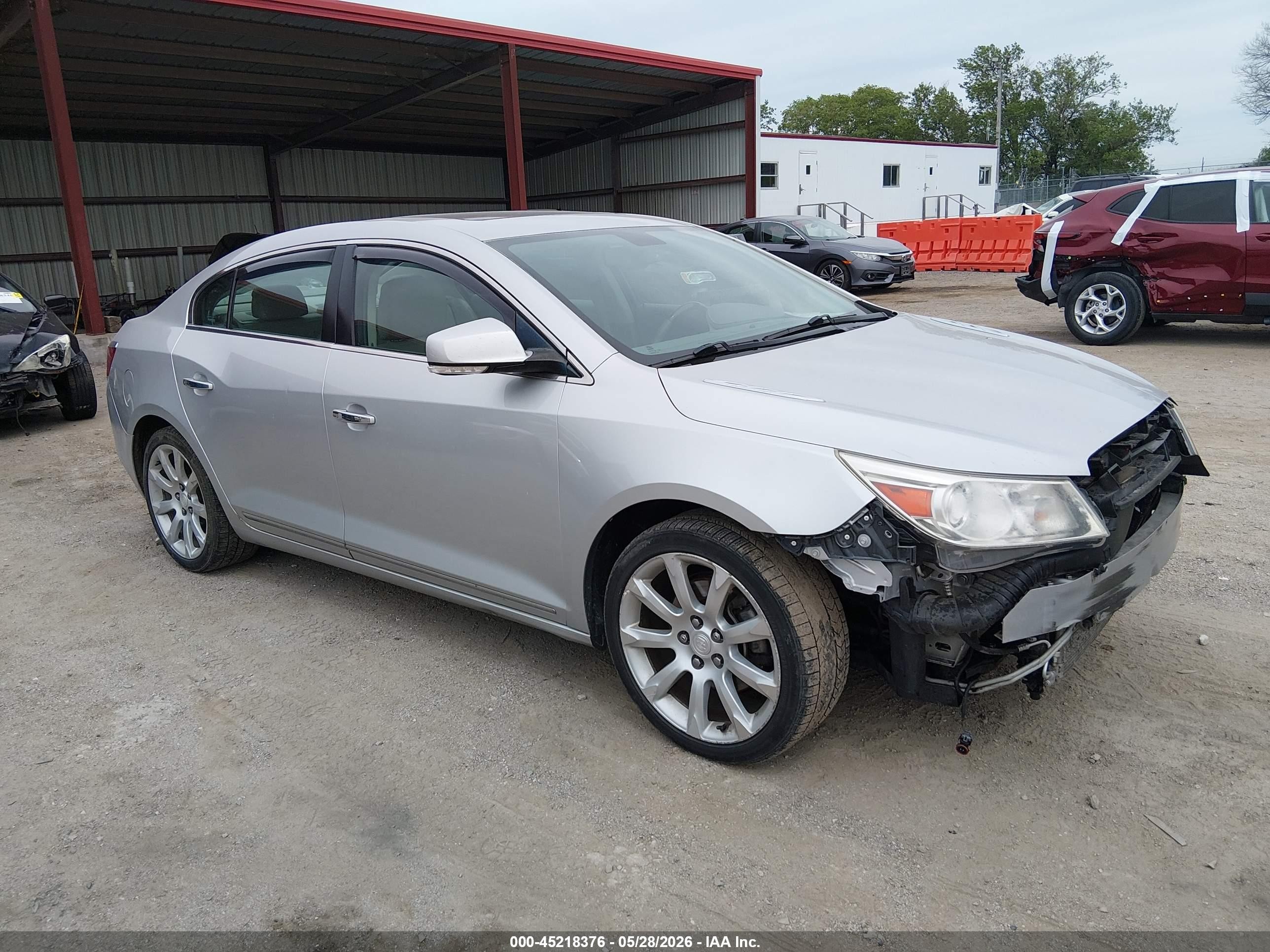 2012 Buick Lacrosse Touring Group Silver vin: 1G4GJ5E3XCF265534