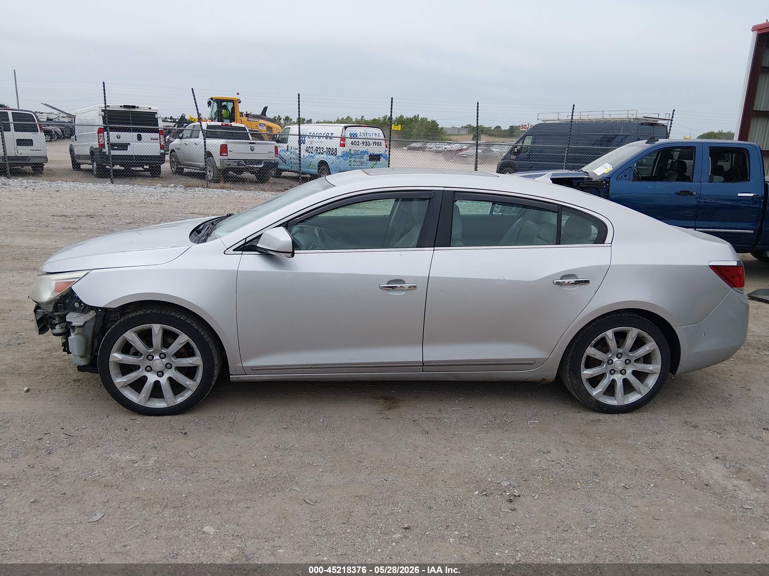 2012 Buick Lacrosse Touring Group Silver vin: 1G4GJ5E3XCF265534