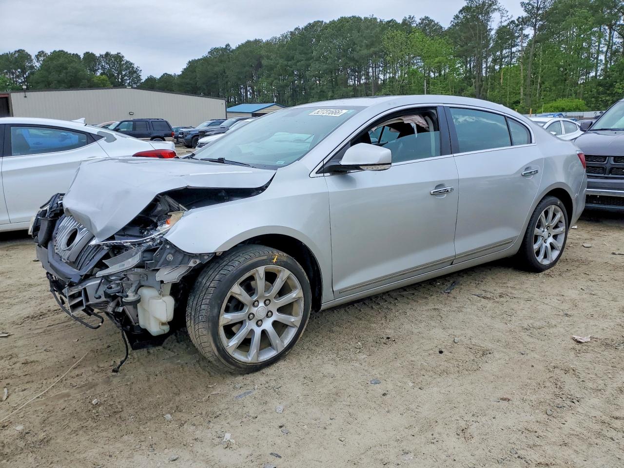 2012 Buick Lacrosse Touring Silver vin: 1G4GJ5G31CF104017