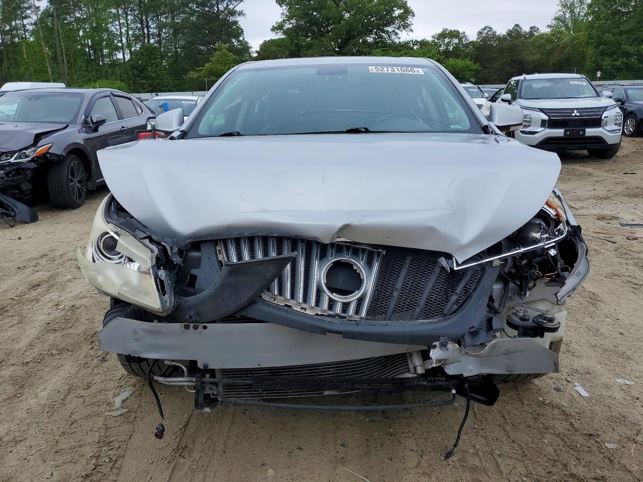 2012 Buick Lacrosse Touring Silver vin: 1G4GJ5G31CF104017