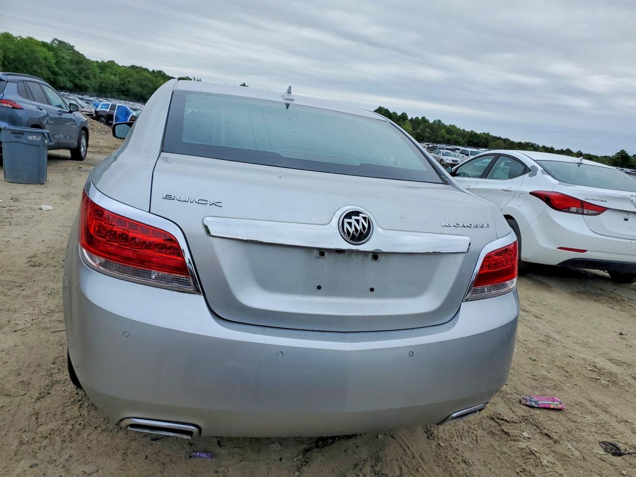 2012 Buick Lacrosse Touring Silver vin: 1G4GJ5G31CF104017