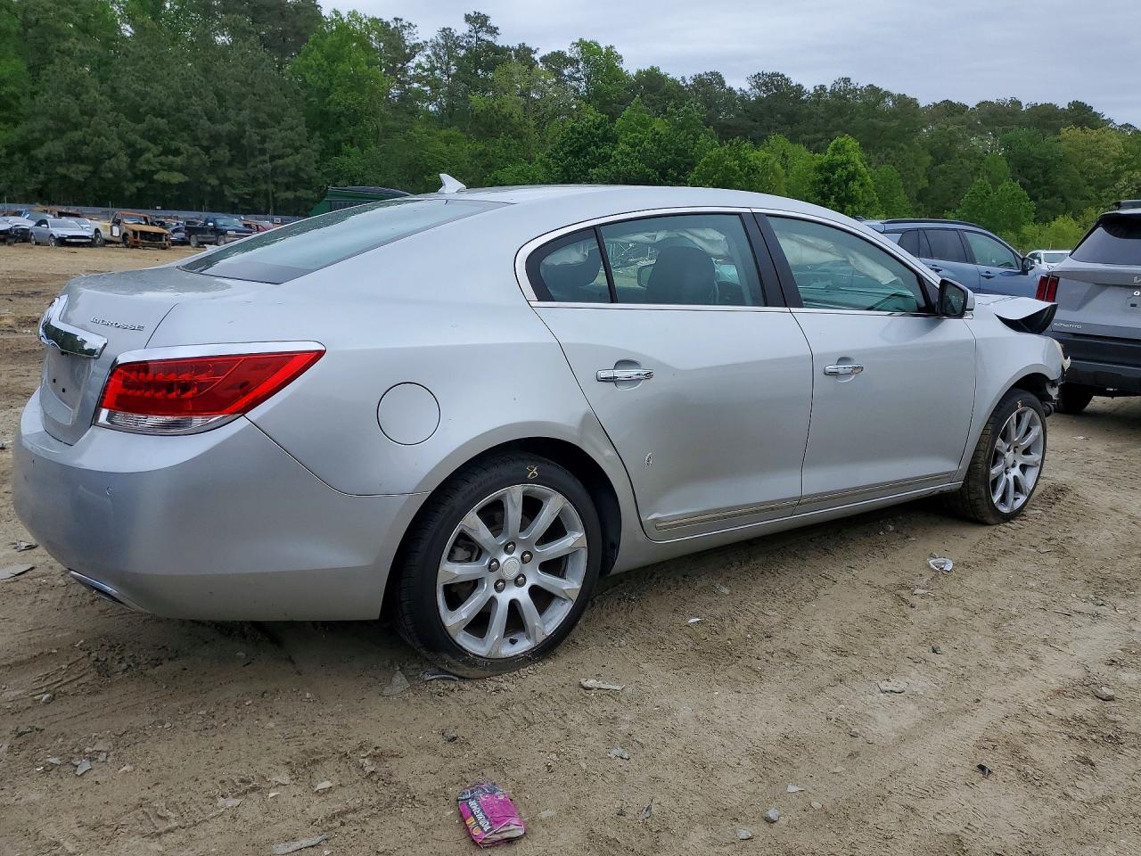 2012 Buick Lacrosse Touring Silver vin: 1G4GJ5G31CF104017