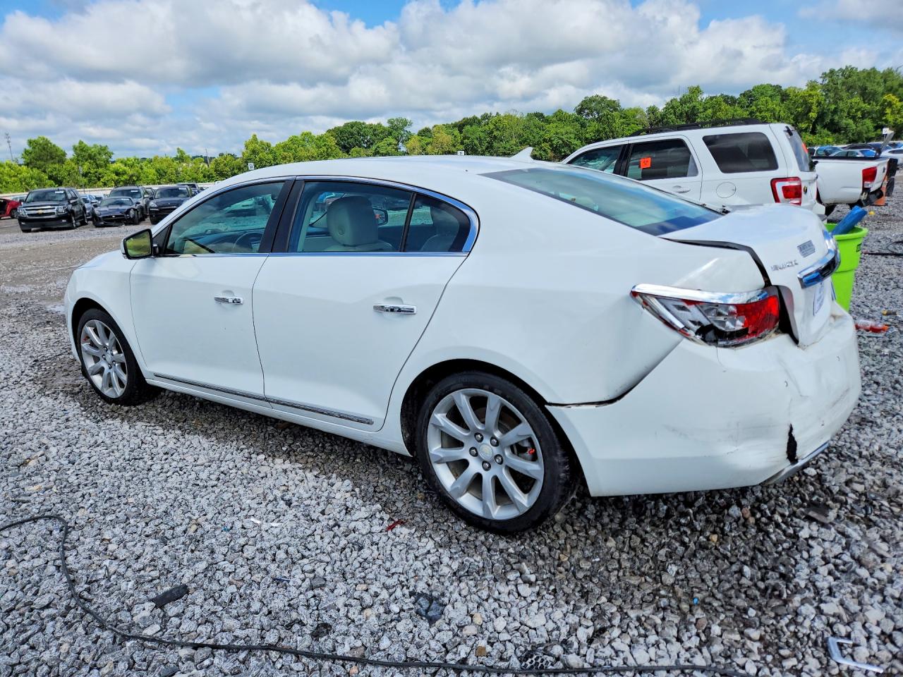 2012 Buick Lacrosse Touring White vin: 1G4GJ5G31CF314178
