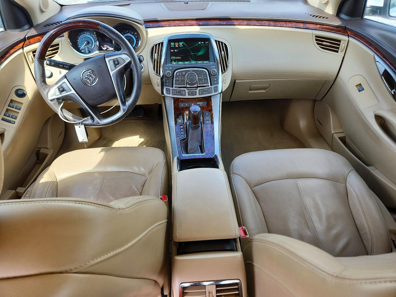 2012 Buick Lacrosse Touring White vin: 1G4GJ5G31CF314178