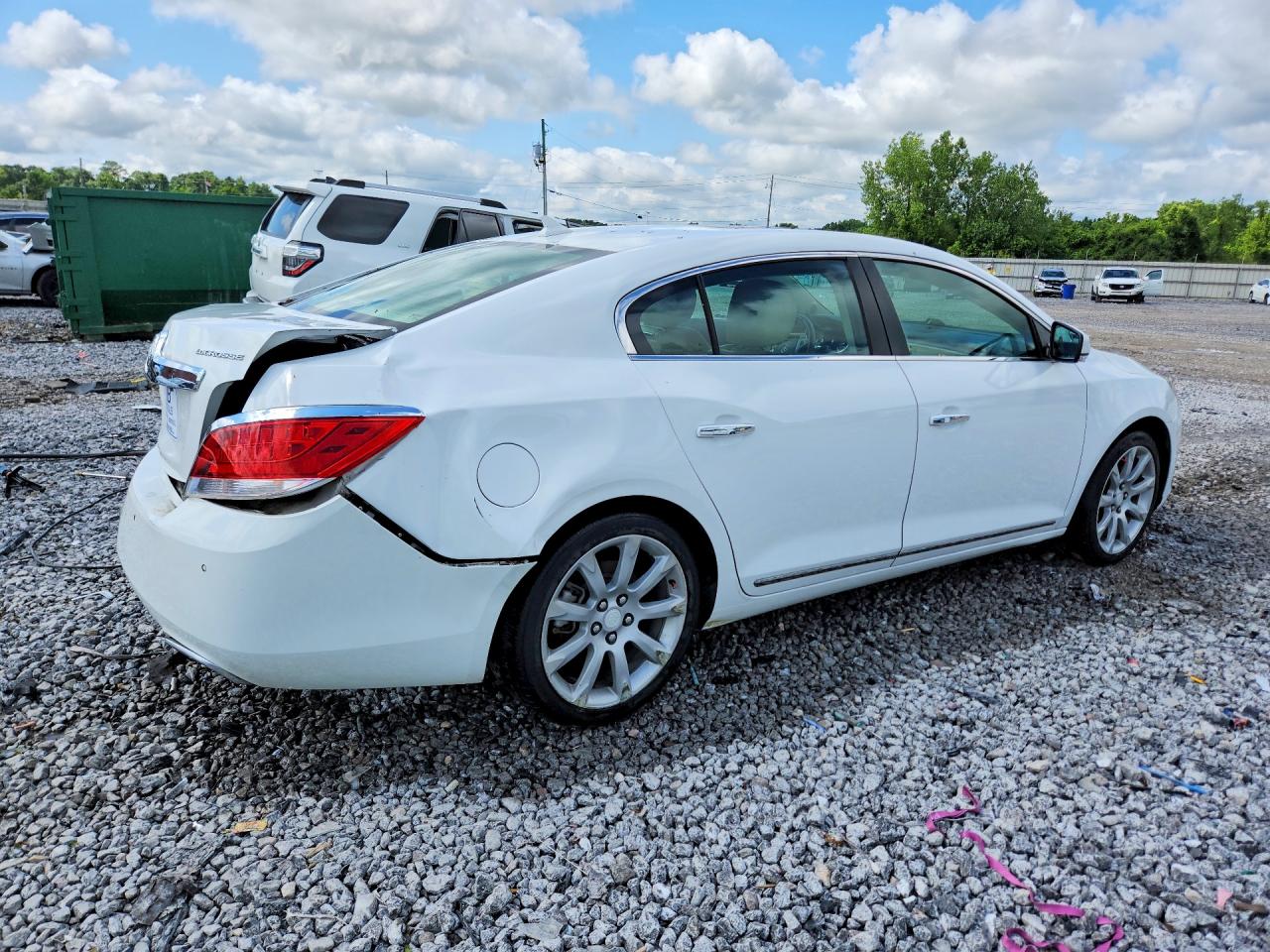2012 Buick Lacrosse Touring White vin: 1G4GJ5G31CF314178