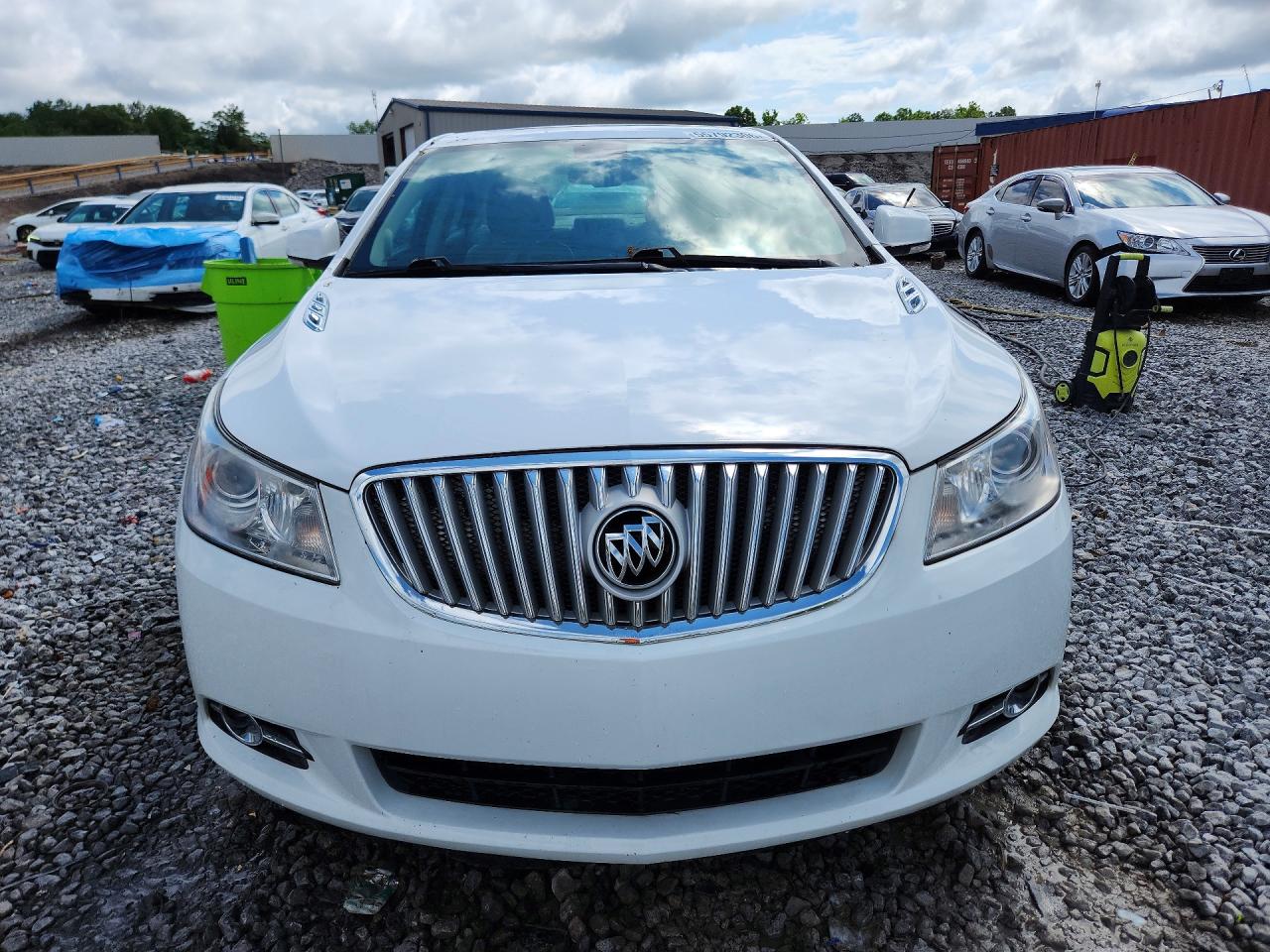 2012 Buick Lacrosse Touring White vin: 1G4GJ5G31CF314178