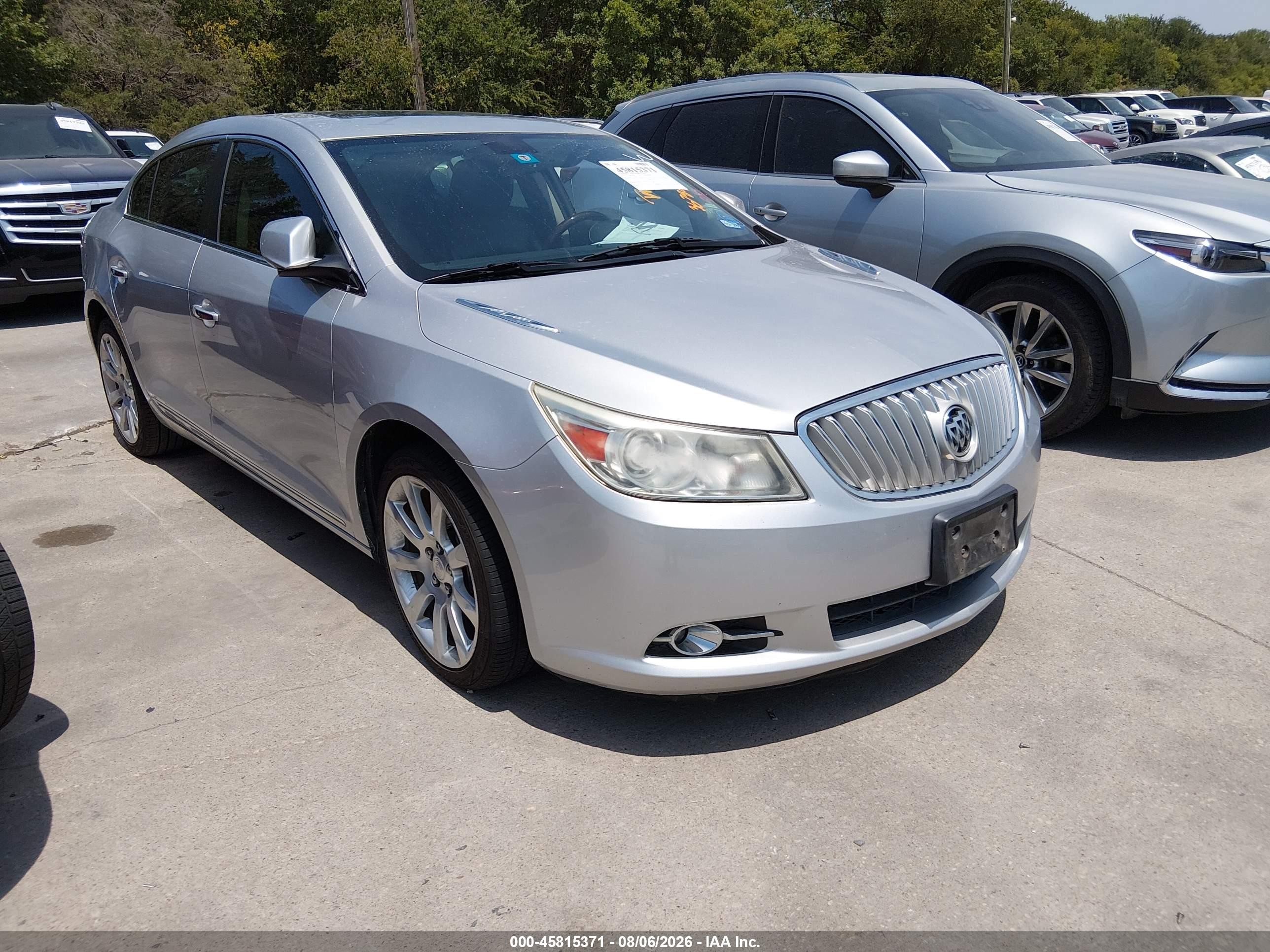 2012 Buick Lacrosse Touring Group Silver vin: 1G4GJ5G35CF367840