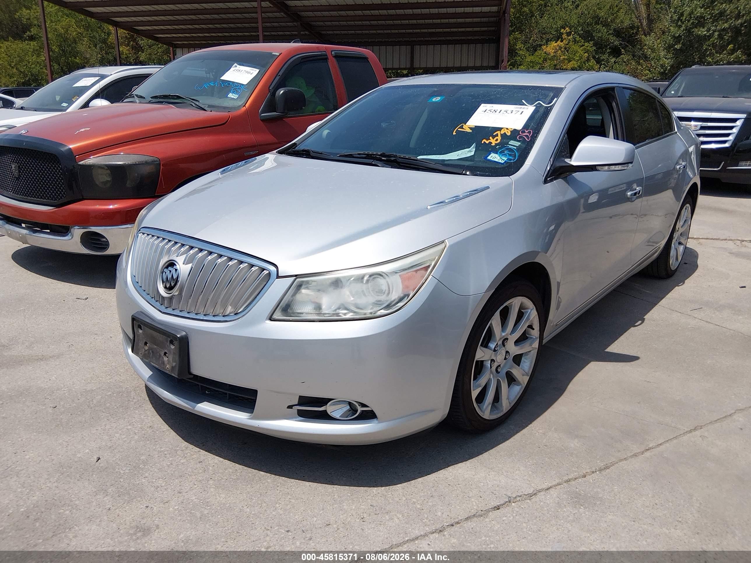 2012 Buick Lacrosse Touring Group Silver vin: 1G4GJ5G35CF367840