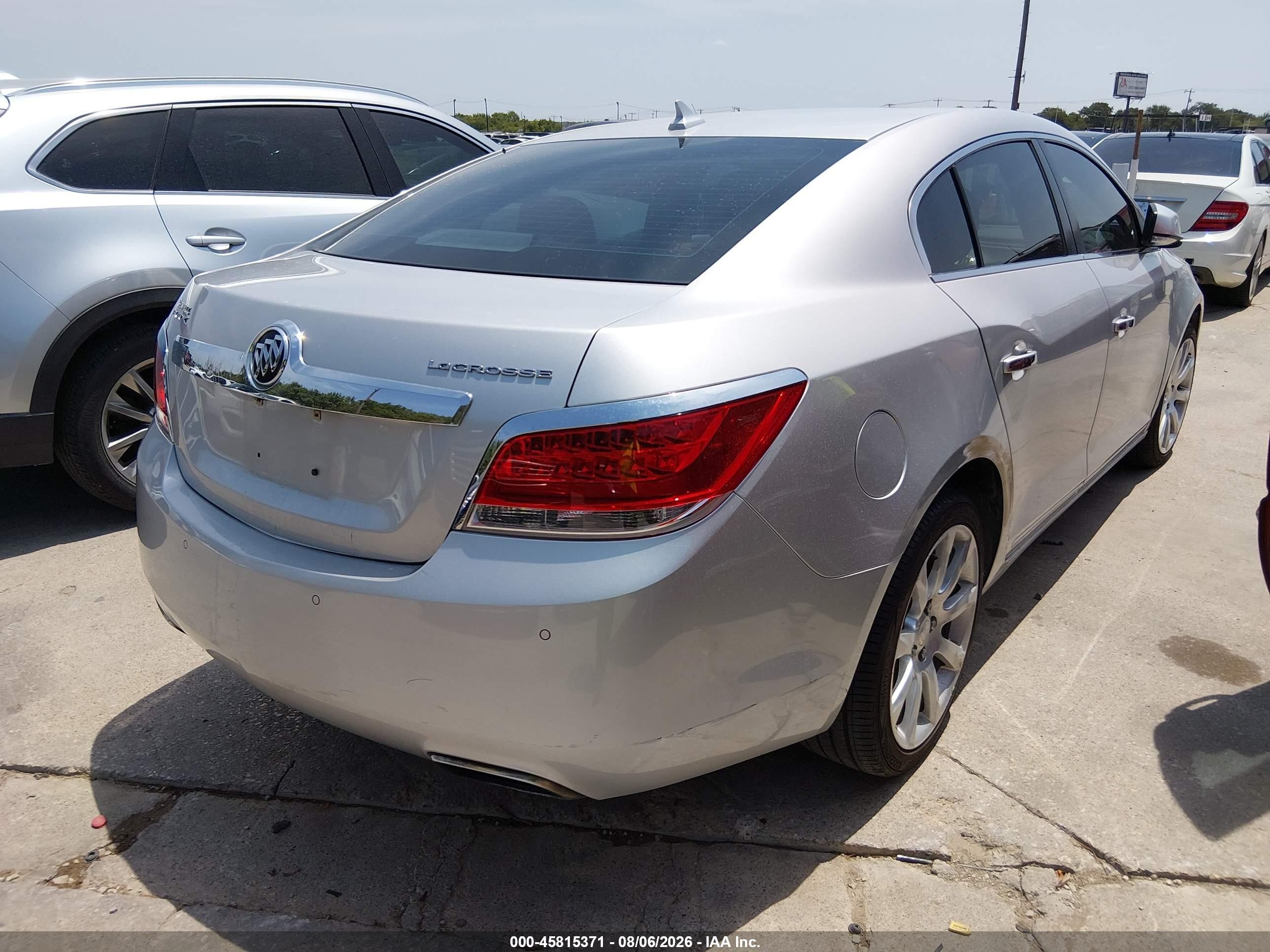 2012 Buick Lacrosse Touring Group Silver vin: 1G4GJ5G35CF367840