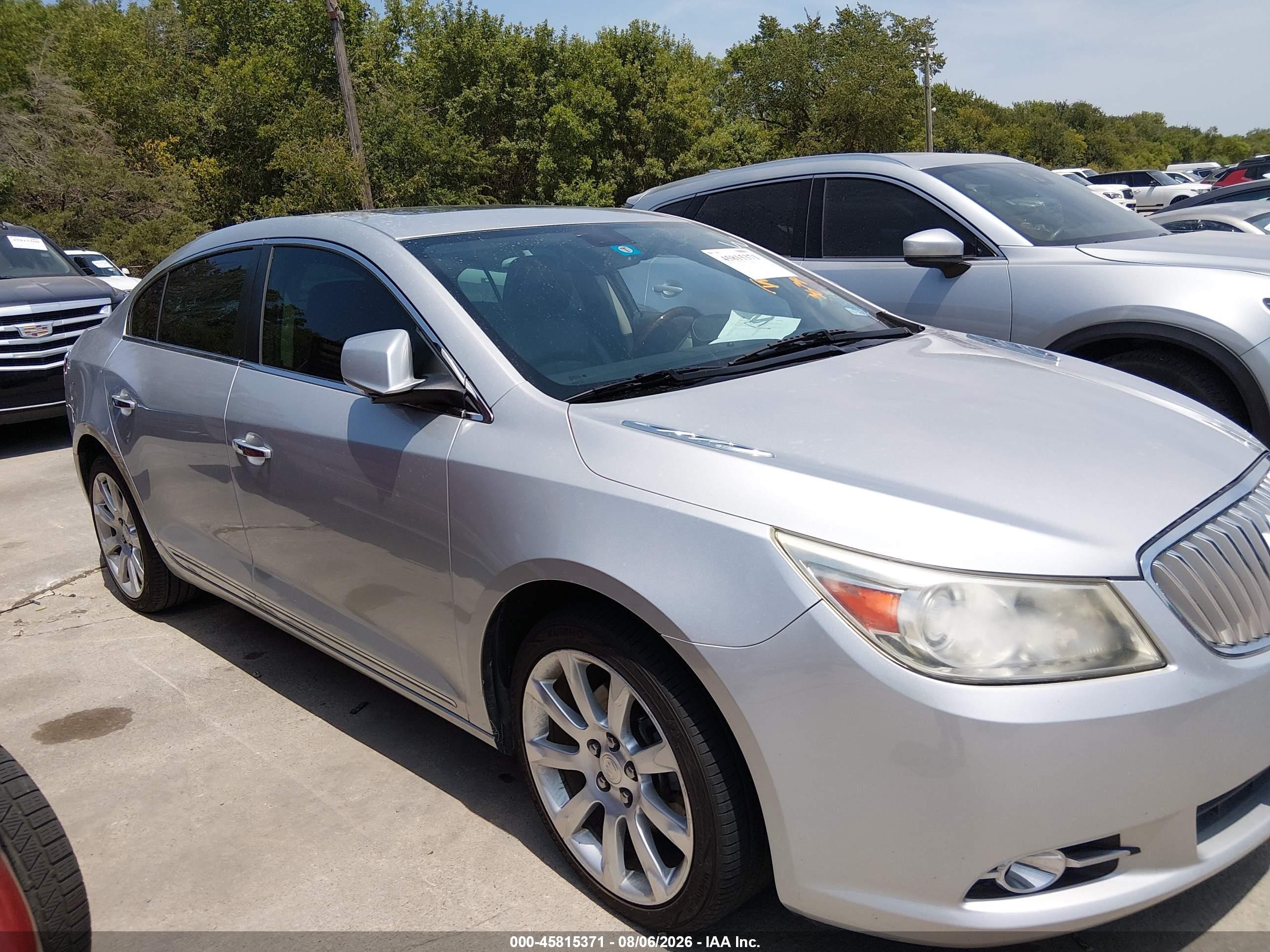 2012 Buick Lacrosse Touring Group Silver vin: 1G4GJ5G35CF367840