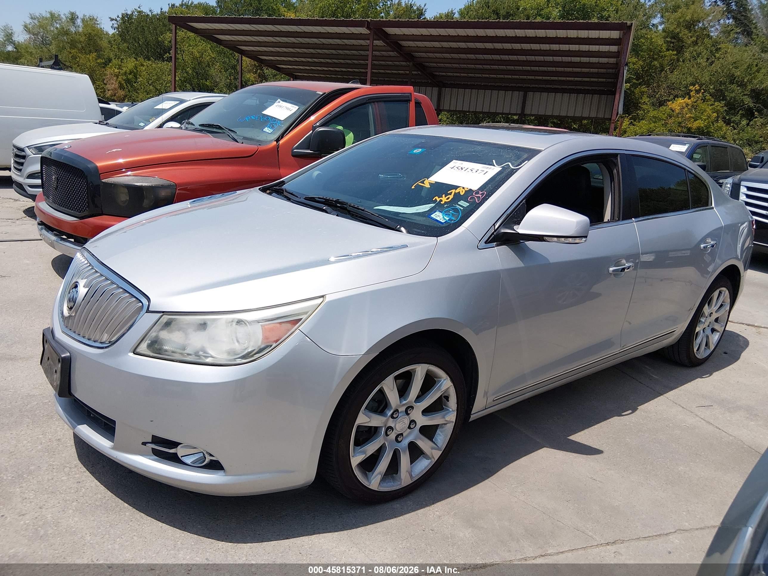 2012 Buick Lacrosse Touring Group Silver vin: 1G4GJ5G35CF367840