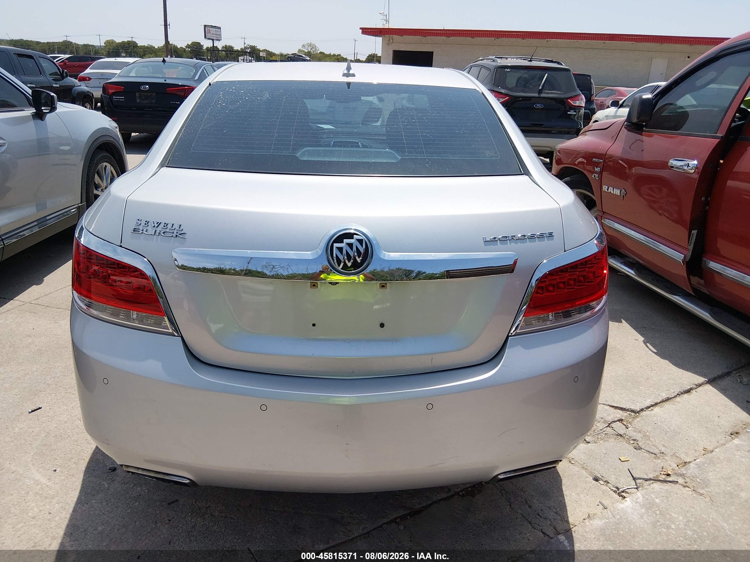 2012 Buick Lacrosse Touring Group Silver vin: 1G4GJ5G35CF367840