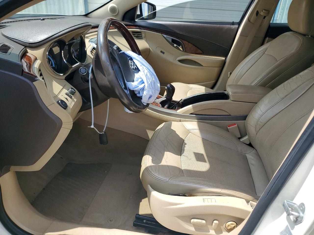2012 Buick Lacrosse Touring Кремовый vin: 1G4GJ5G36CF314242
