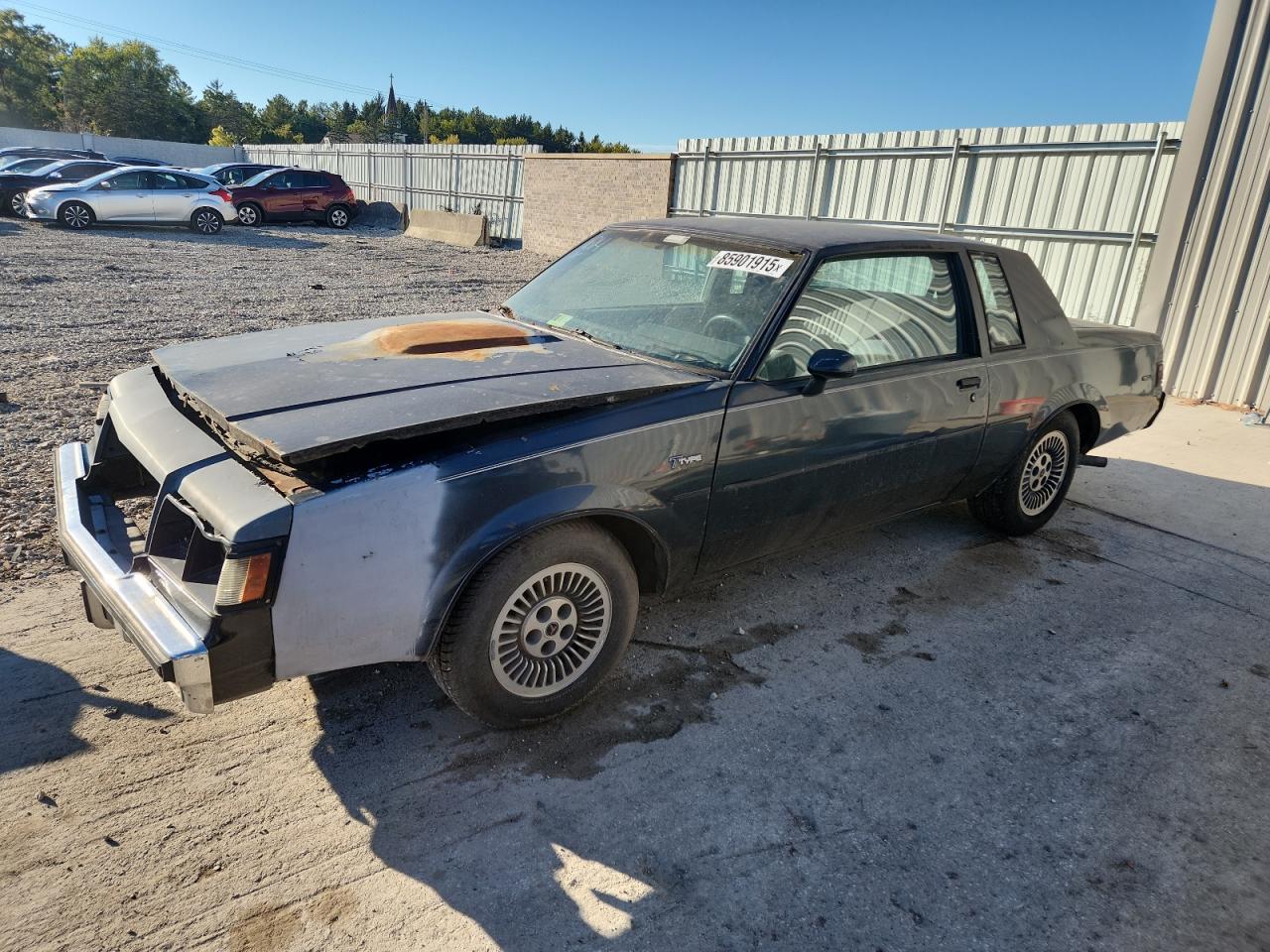 1985 Buick Regal T-type Blue vin: 1G4GK4795FP419686