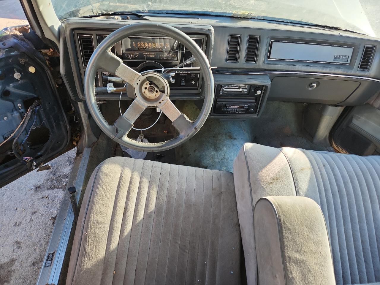 1985 Buick Regal T-type Blue vin: 1G4GK4795FP419686