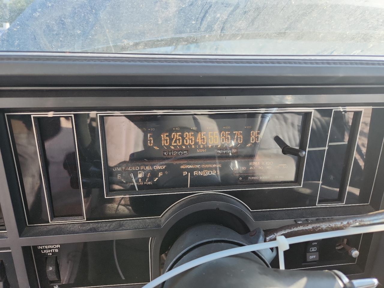 1985 Buick Regal T-type Blue vin: 1G4GK4795FP419686