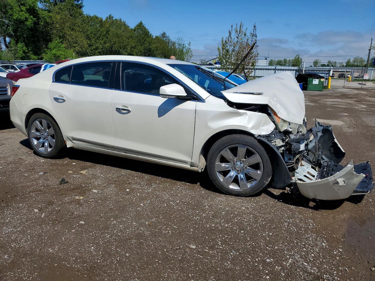 2010 Buick Allure/lacrosse Cxl White vin: 1G4GK5EG6AF276088
