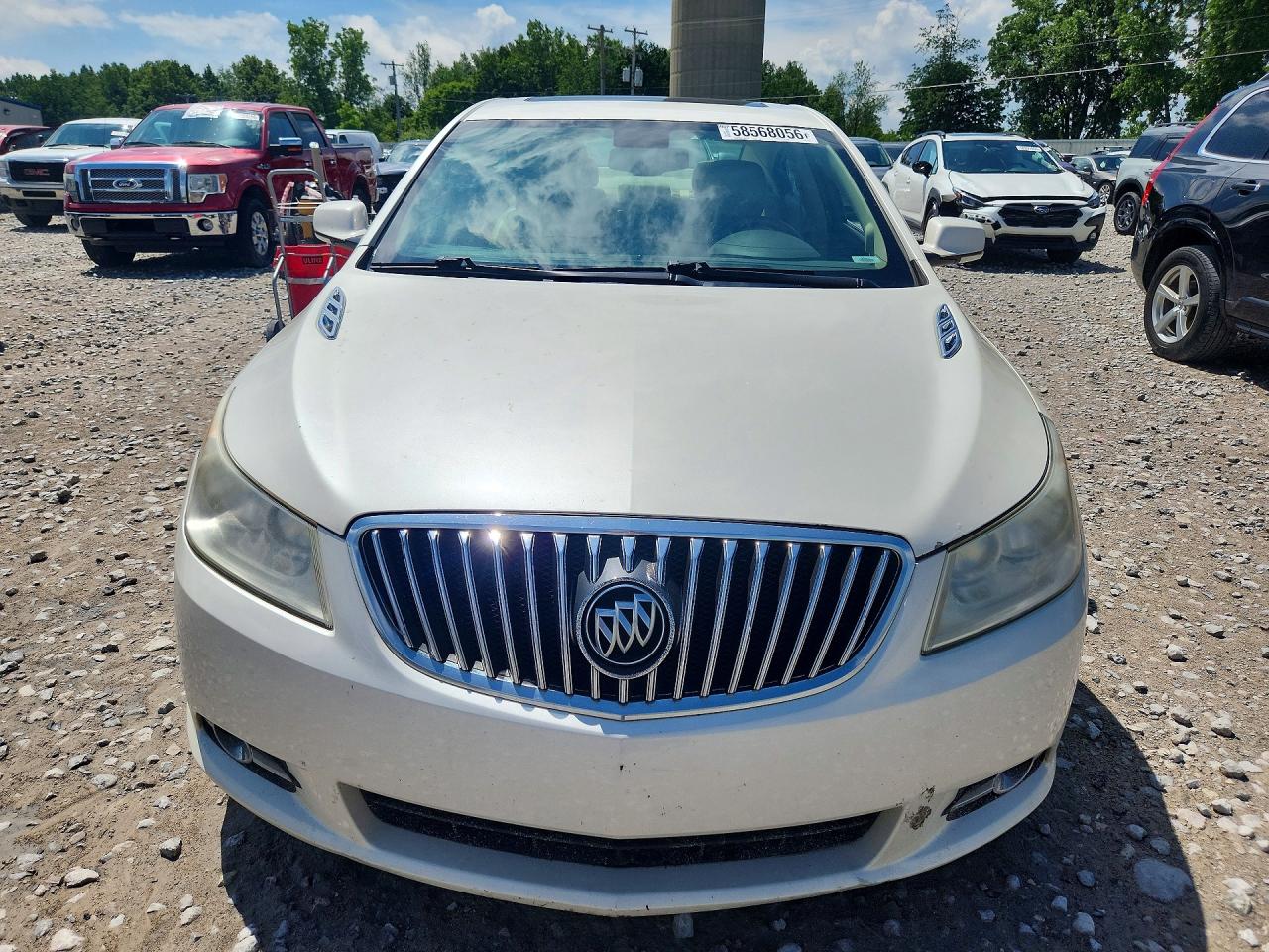 2013 Buick Lacrosse White vin: 1G4GL5E32DF312955