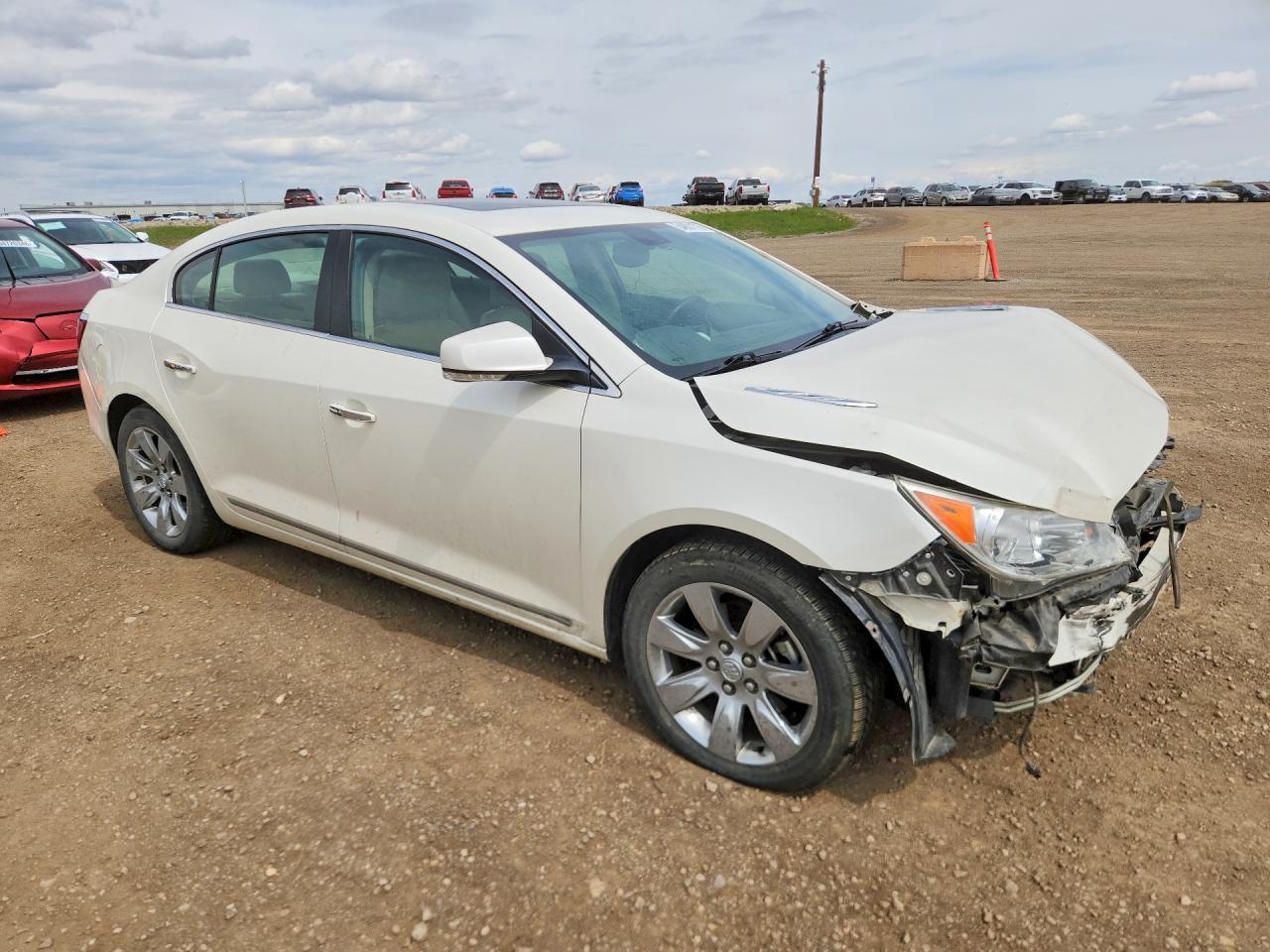 2010 Buick Allure/lacrosse Cxl White vin: 1G4GL5EG0AF200458