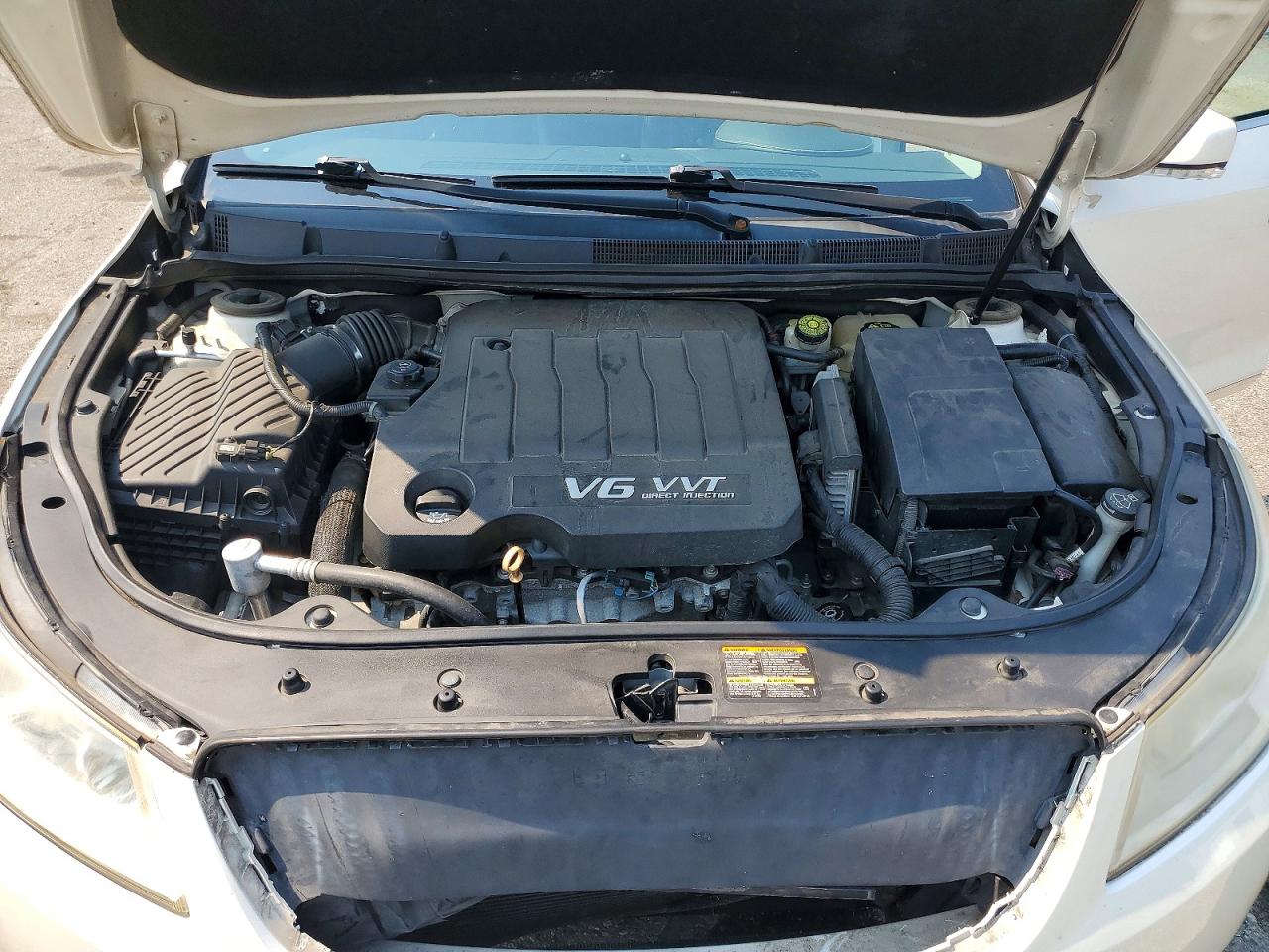 2010 Buick Allure/lacrosse Cxl White vin: 1G4GL5GGXAF205809