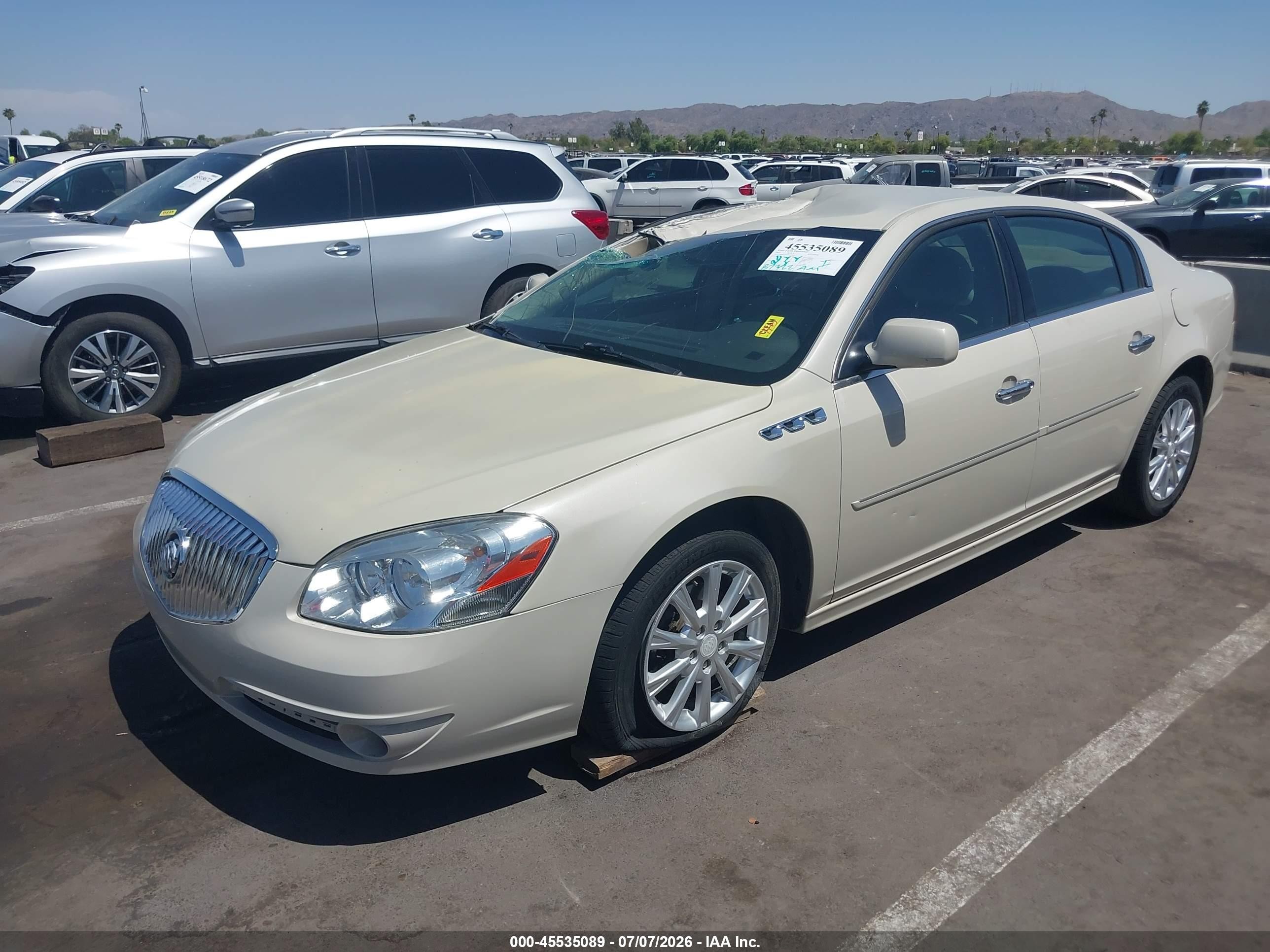 2011 Buick Lucerne Cx Золотой vin: 1G4HA5EM1BU144320