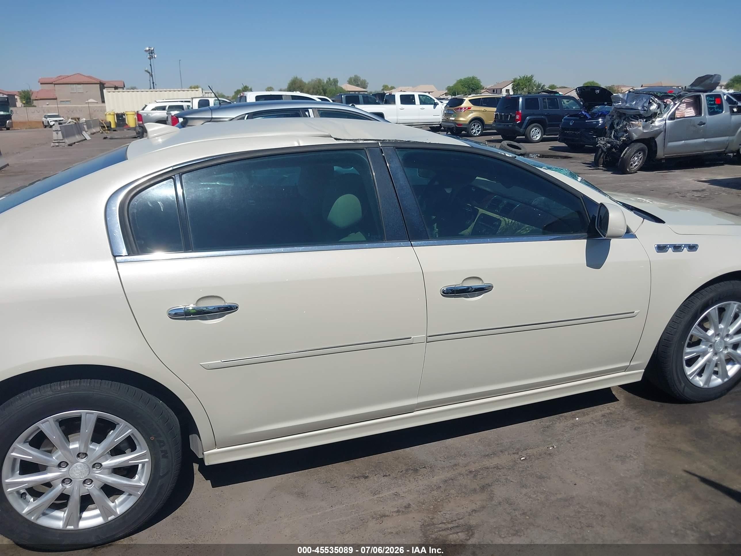 2011 Buick Lucerne Cx Золотой vin: 1G4HA5EM1BU144320