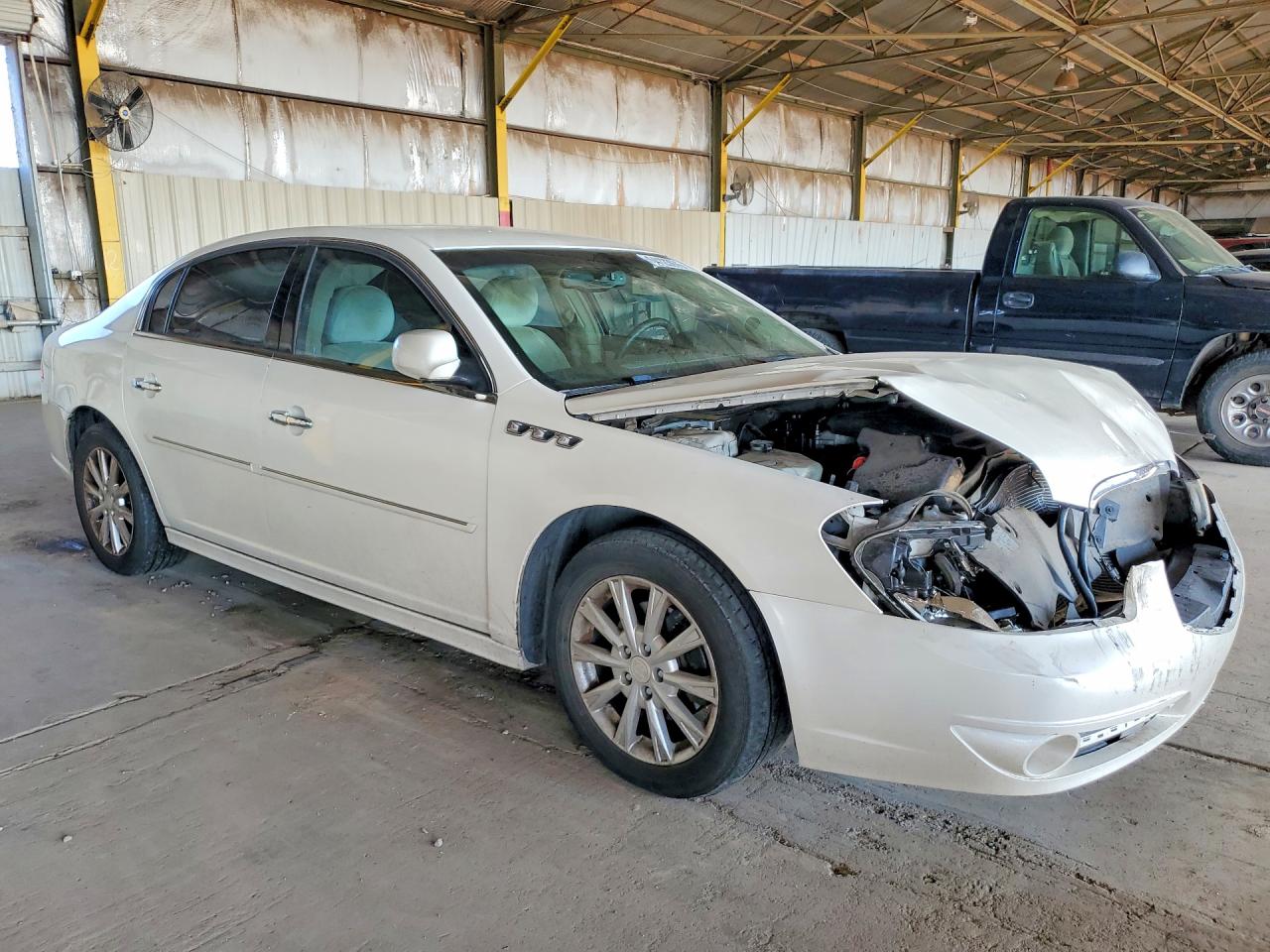 2011 Buick Lucerne Cx White vin: 1G4HA5EM1BU152501