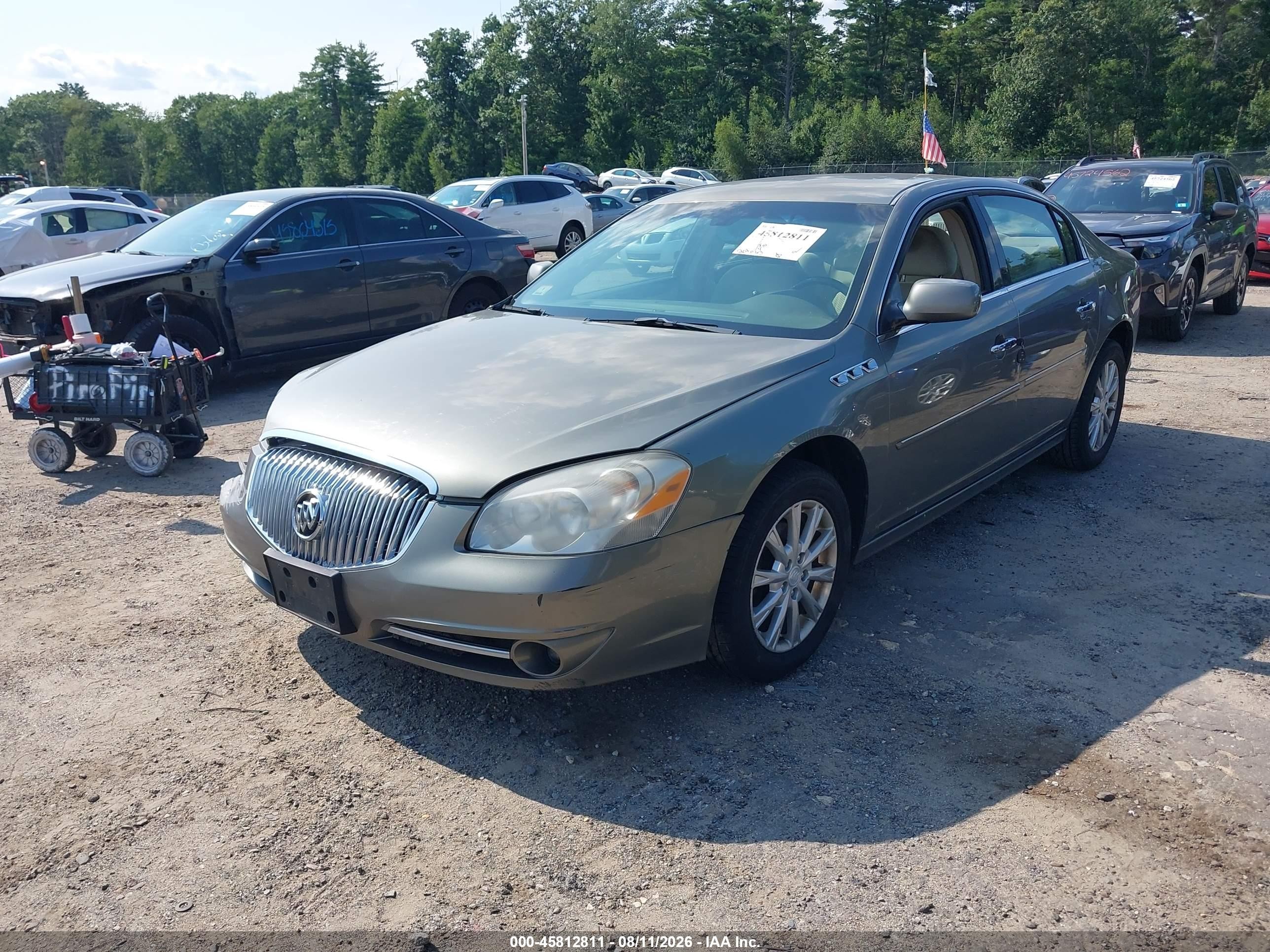 2011 Buick Lucerne Cx Gray vin: 1G4HA5EM4BU126474