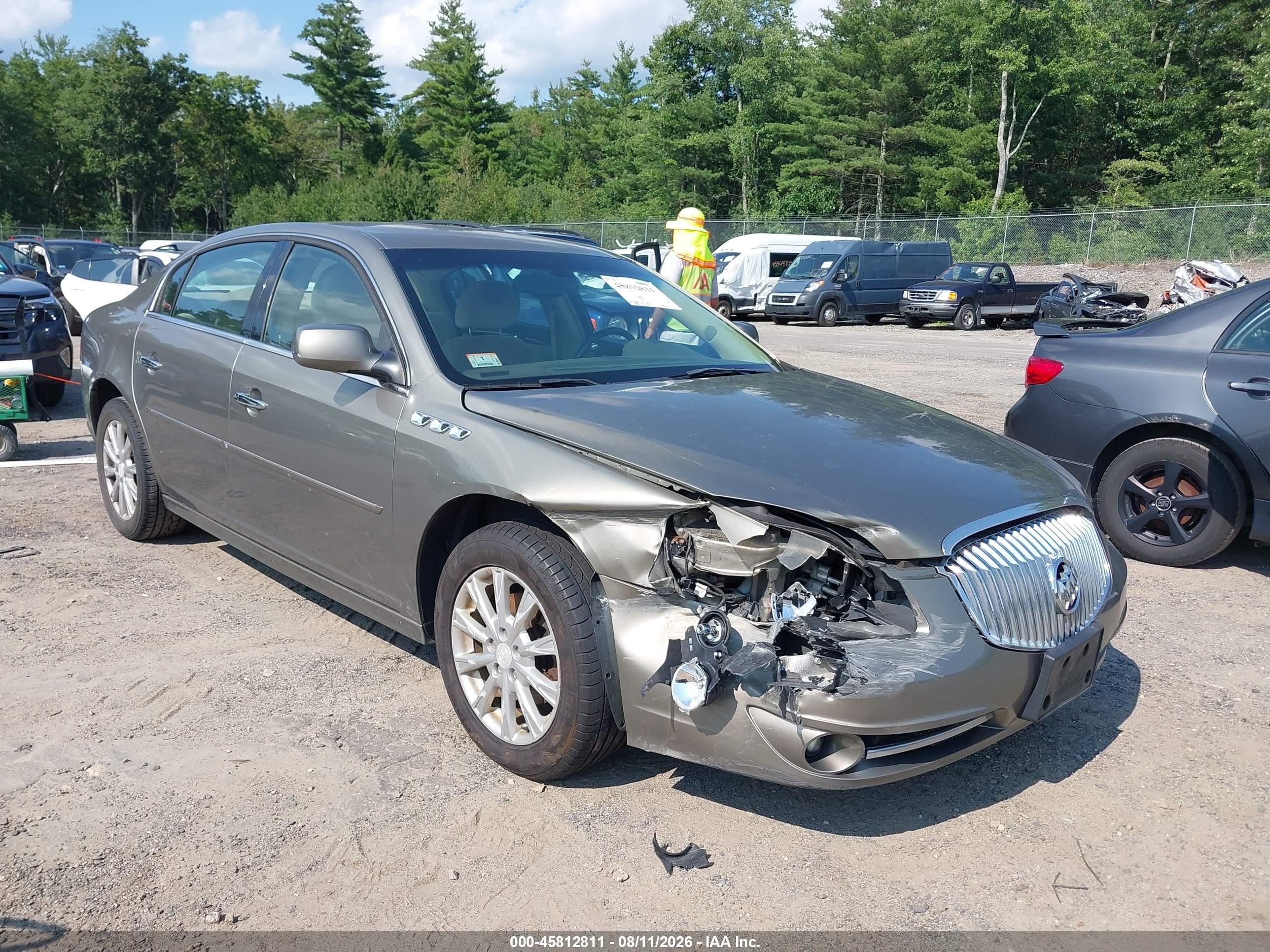 2011 Buick Lucerne Cx Gray vin: 1G4HA5EM4BU126474