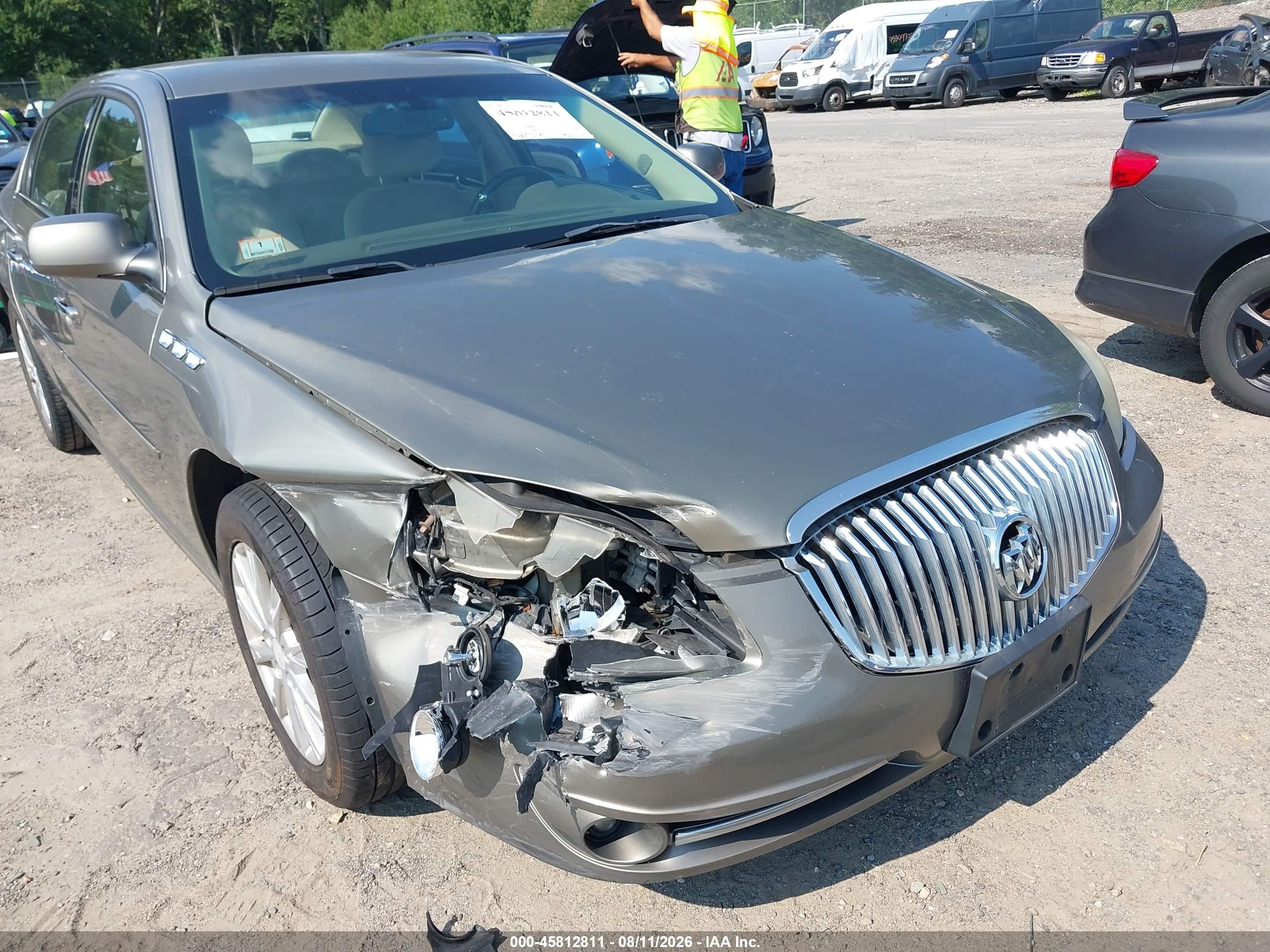 2011 Buick Lucerne Cx Gray vin: 1G4HA5EM4BU126474