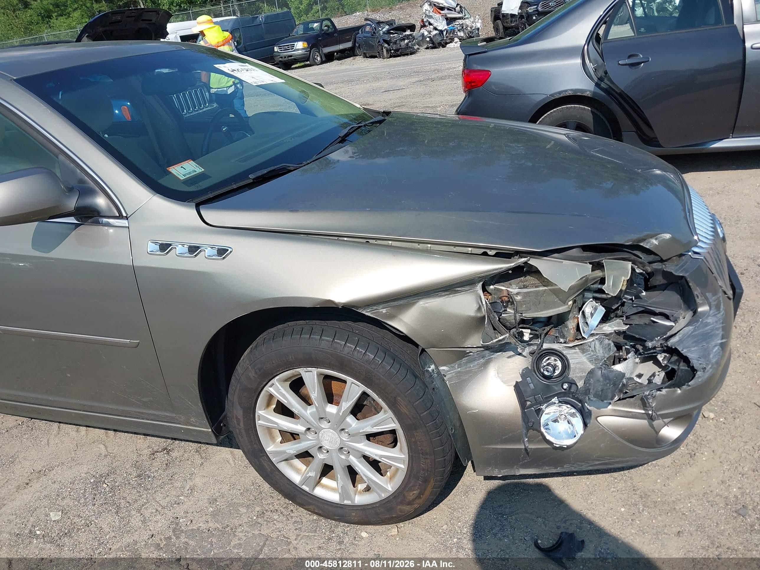 2011 Buick Lucerne Cx Gray vin: 1G4HA5EM4BU126474