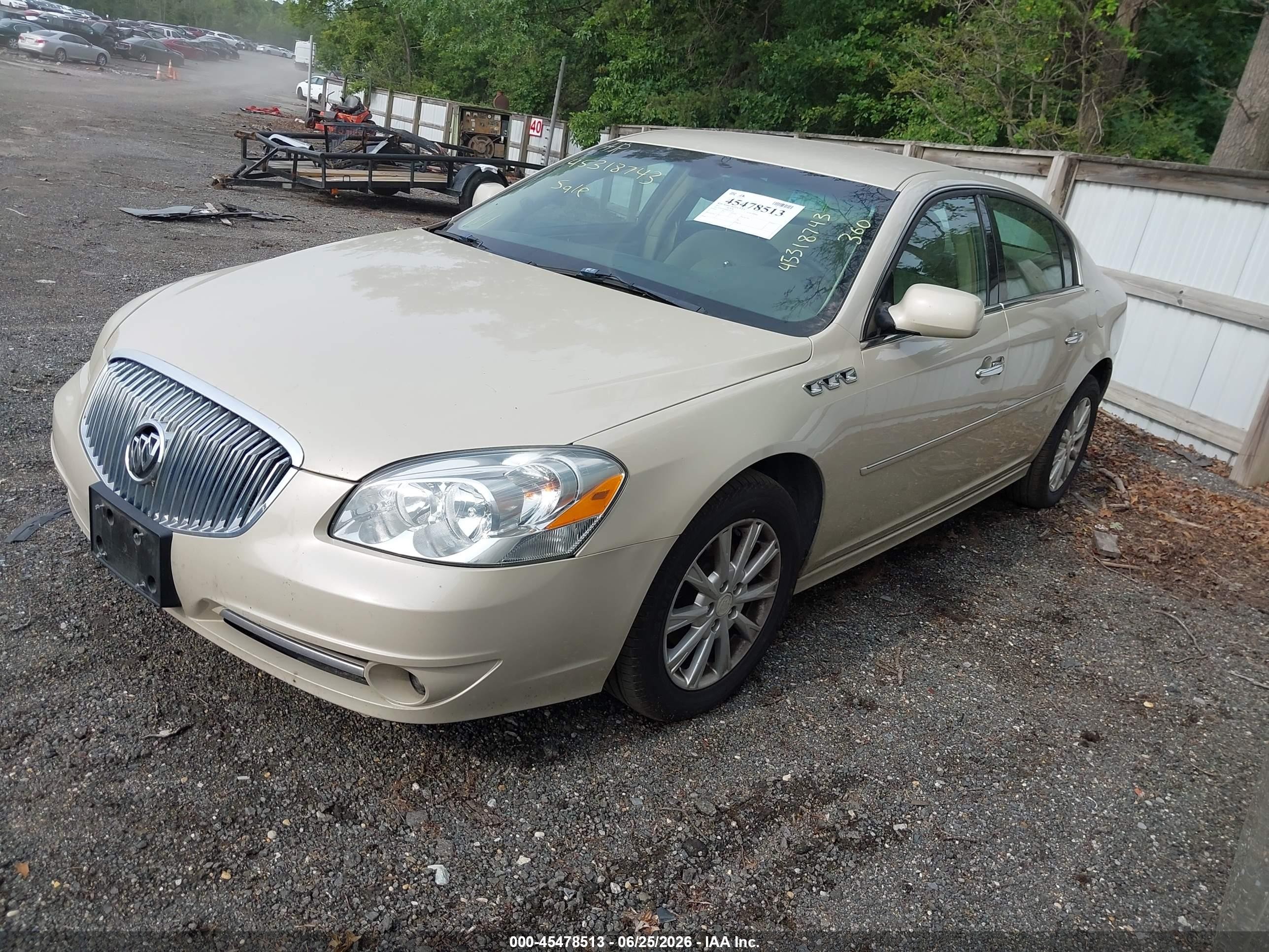 2011 Buick Lucerne Cx Beige vin: 1G4HA5EM4BU143310