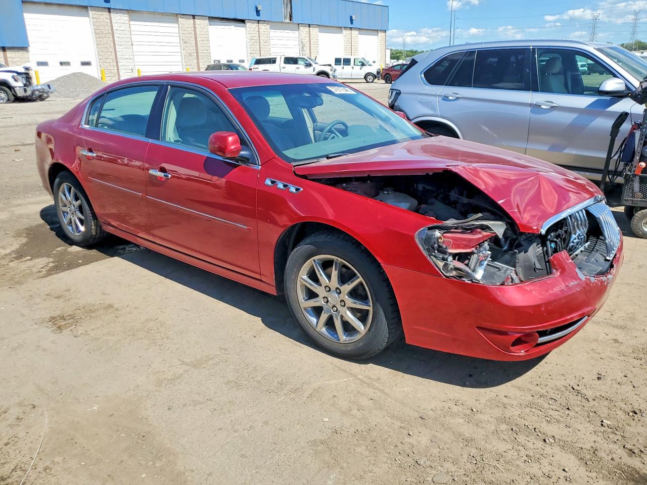 2010 Buick Lucerne Cx Red vin: 1G4HA5EM5AU136431
