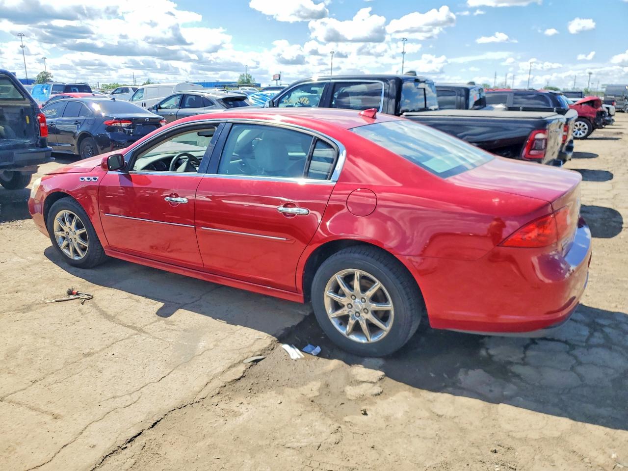 2010 Buick Lucerne Cx Red vin: 1G4HA5EM5AU136431