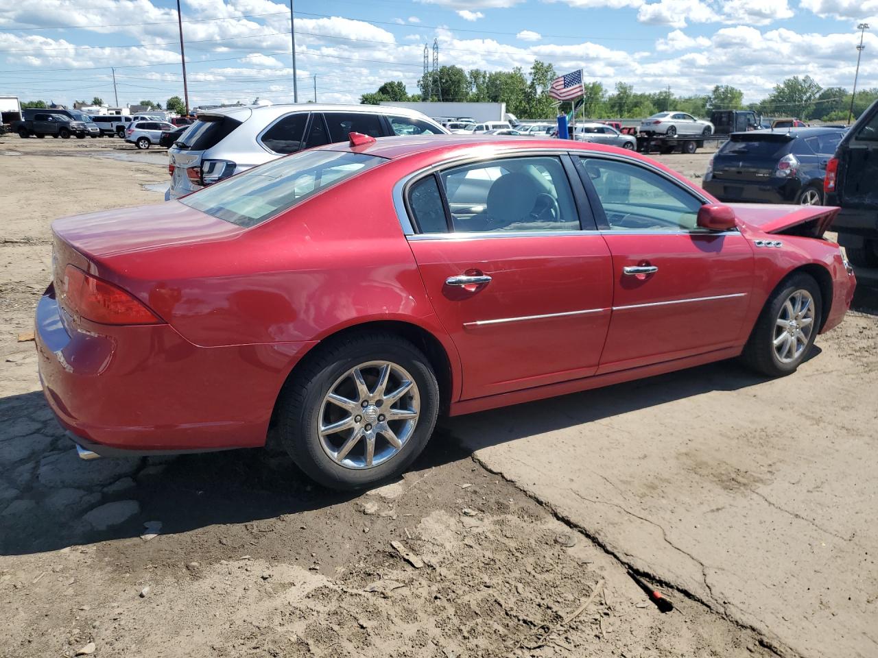 2010 Buick Lucerne Cx Red vin: 1G4HA5EM5AU136431