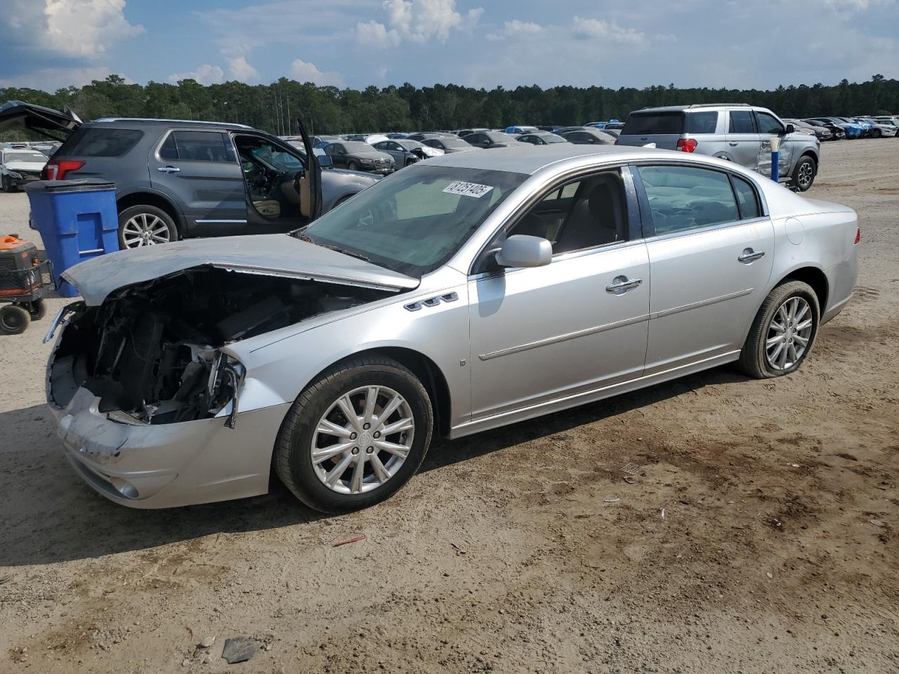 2010 Buick Lucerne Cxl Серебряный vin: 1G4HC5EM0AU102651