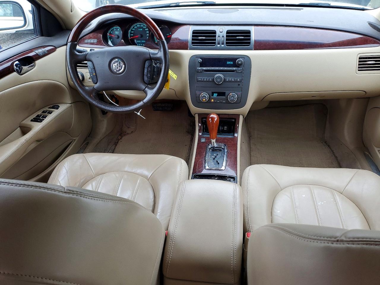 2010 Buick Lucerne Cxl White vin: 1G4HC5EM0AU117294
