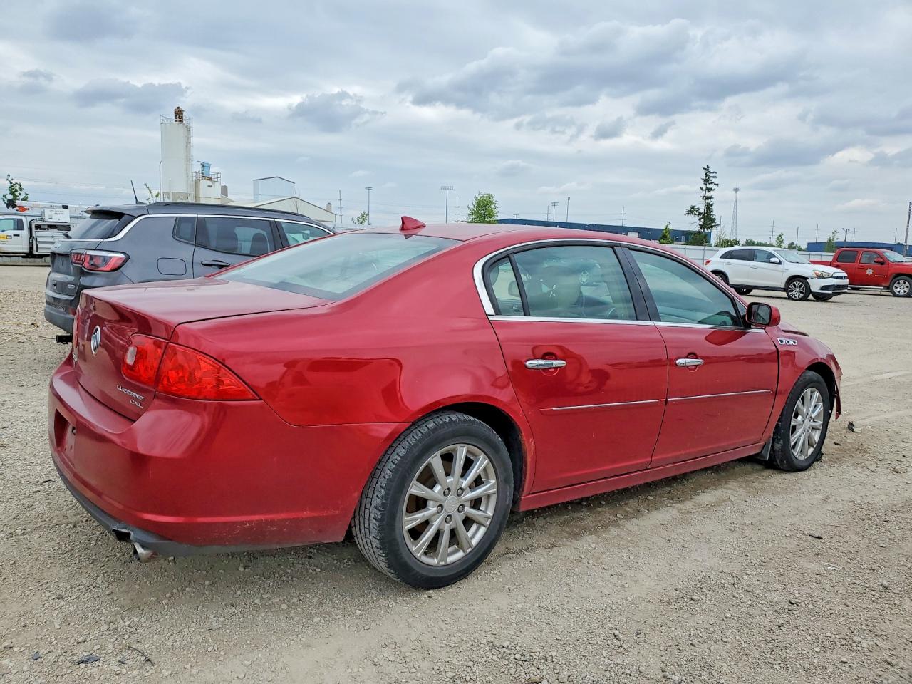 2010 Buick Lucerne Cxl Red vin: 1G4HC5EM0AU132040