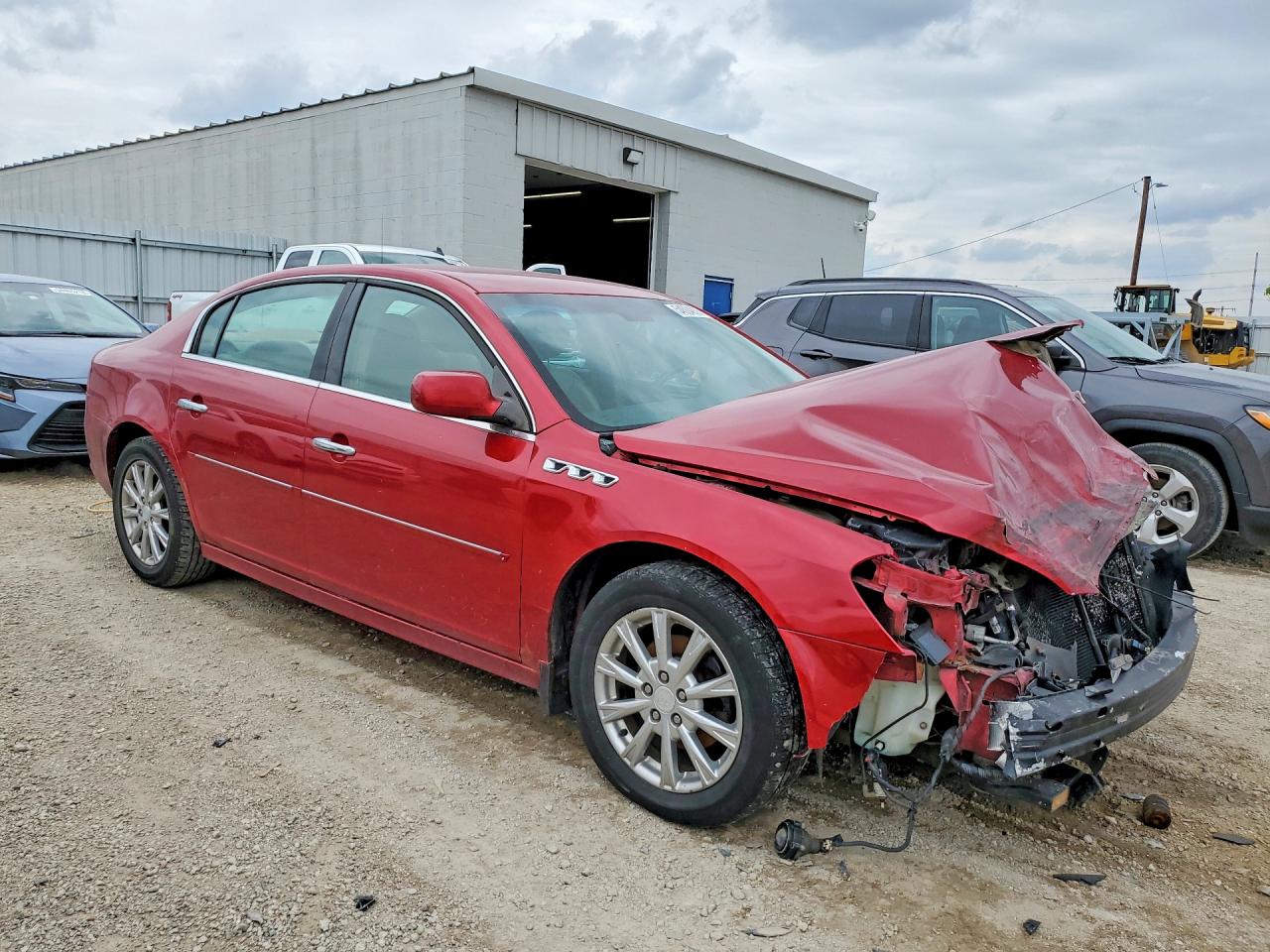 2010 Buick Lucerne Cxl Red vin: 1G4HC5EM0AU132040