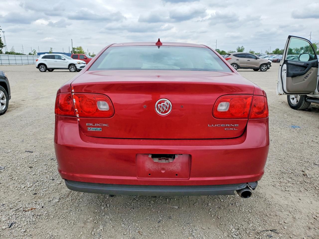2010 Buick Lucerne Cxl Red vin: 1G4HC5EM0AU132040
