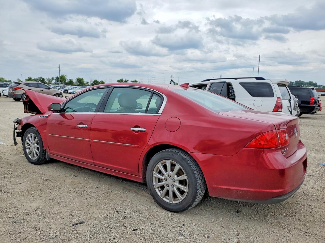 2010 Buick Lucerne Cxl Red vin: 1G4HC5EM0AU132040