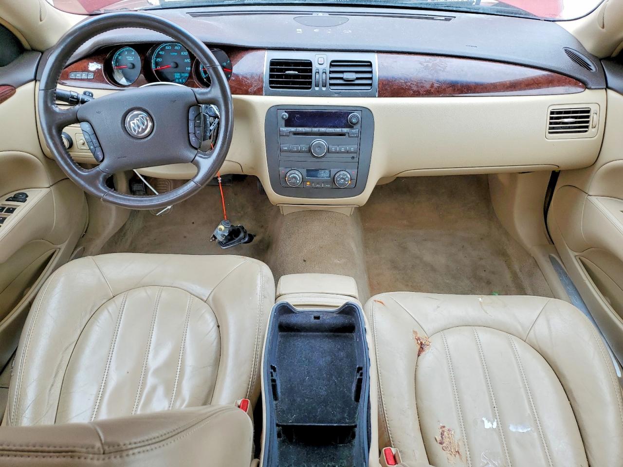 2010 Buick Lucerne Cxl Red vin: 1G4HC5EM0AU132040
