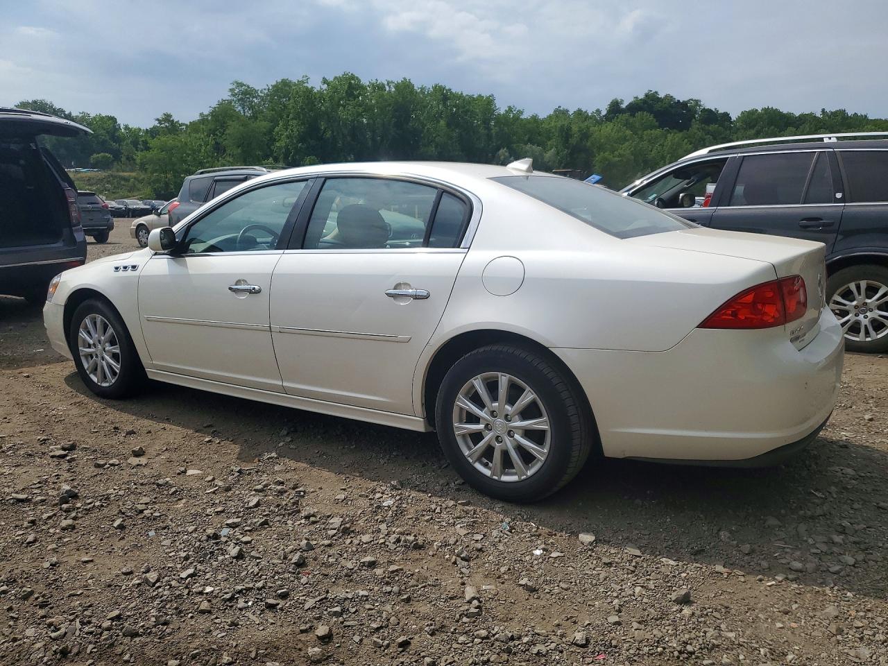 2011 Buick Lucerne Cxl White vin: 1G4HC5EM0BU109651