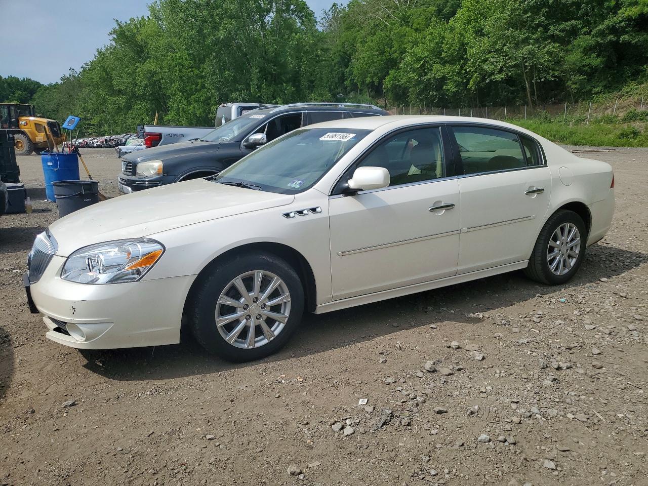 2011 Buick Lucerne Cxl White vin: 1G4HC5EM0BU109651