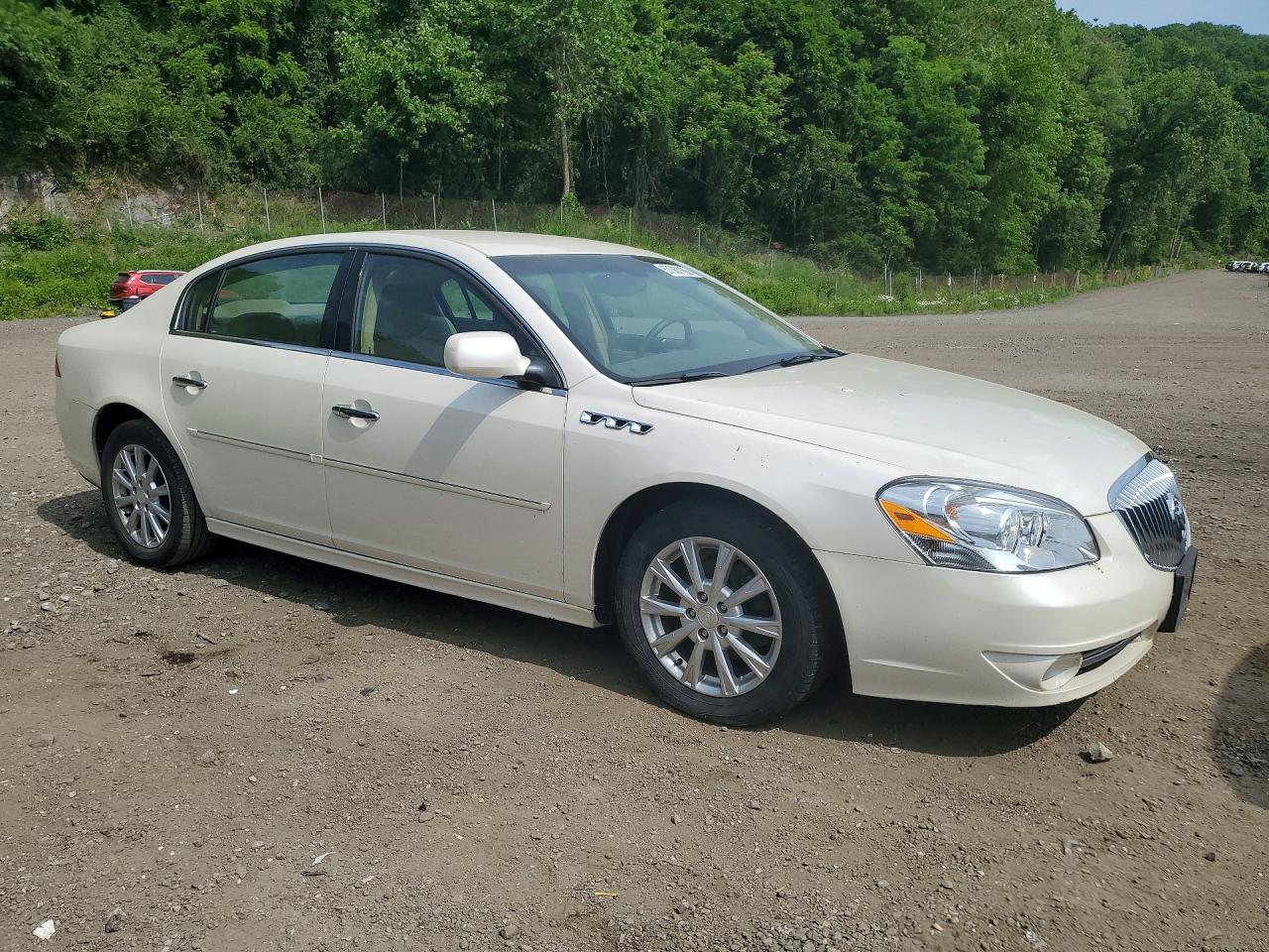 2011 Buick Lucerne Cxl White vin: 1G4HC5EM0BU109651